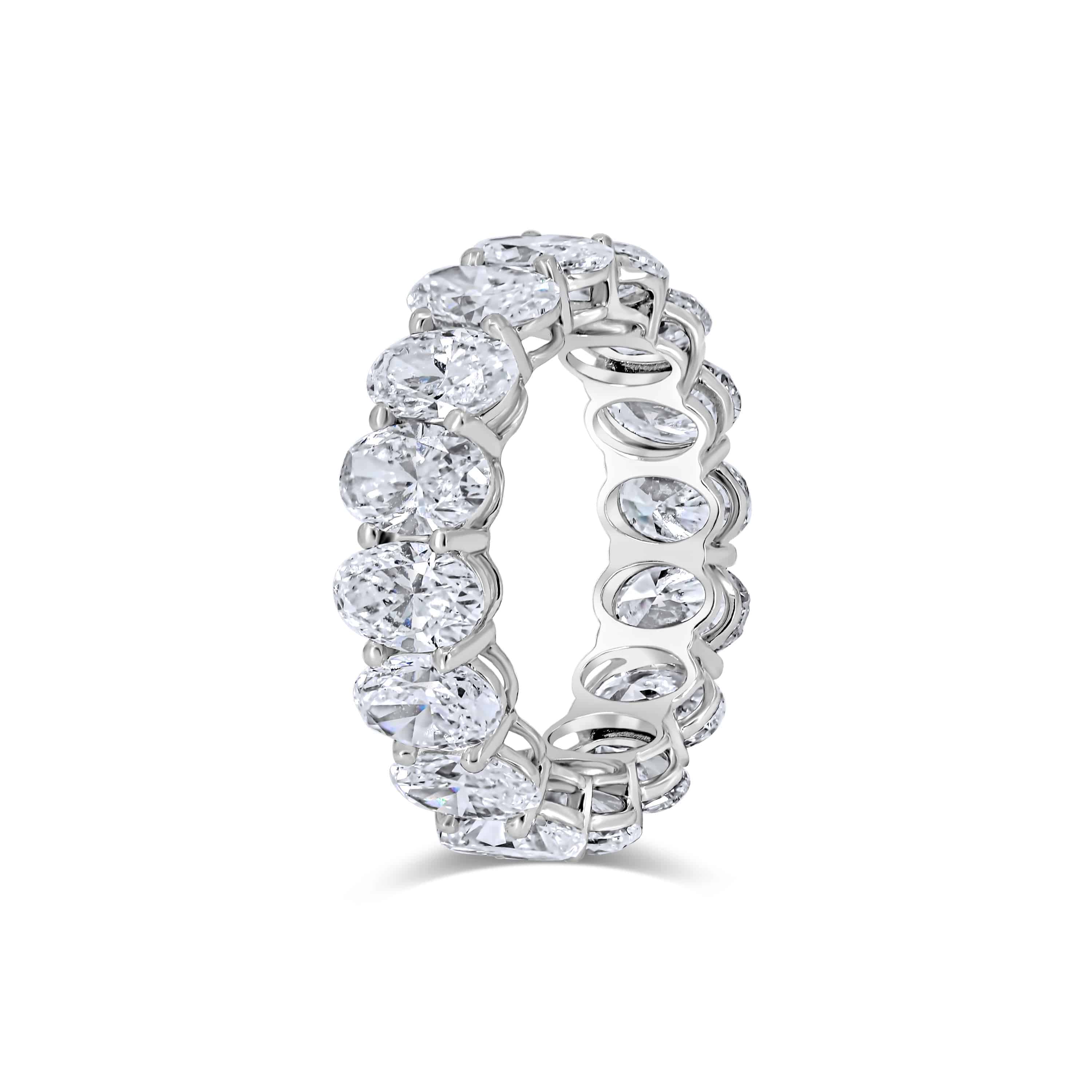 Eternal Radiance Oval Diamond Eternity Band - IN STOCK - ROVA Brilliance