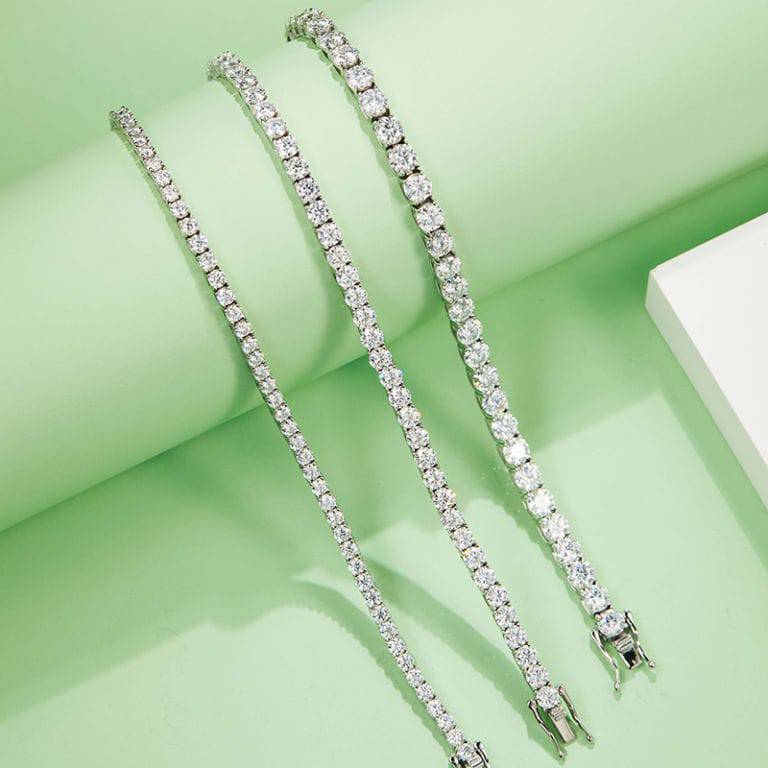 Classic Tennis Bracelet 14k White Gold - IN STOCK - ROVA Brilliance