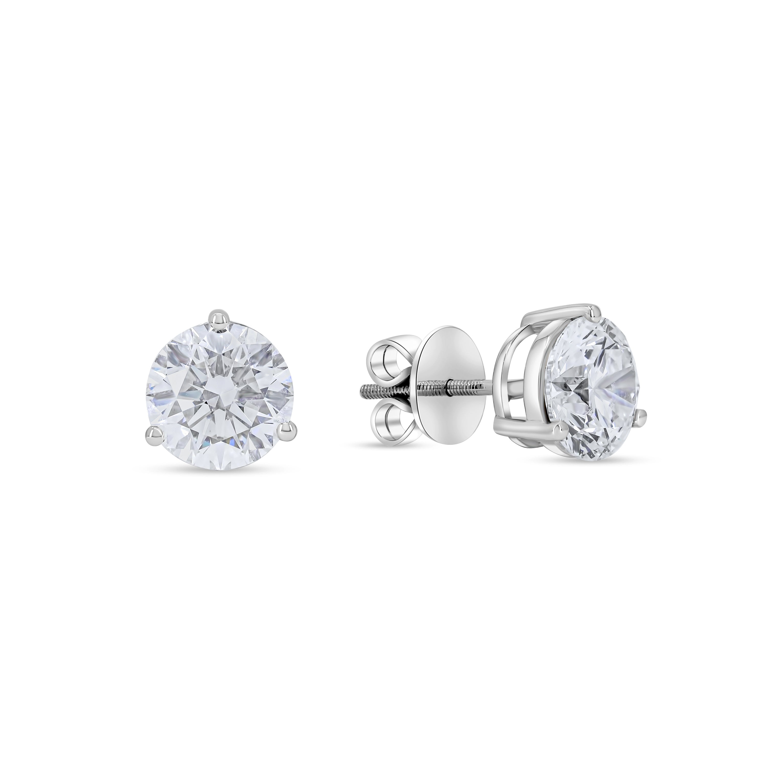 Classic Round Brilliance Studs - ROVA Brilliance Lab Grown Diamonds