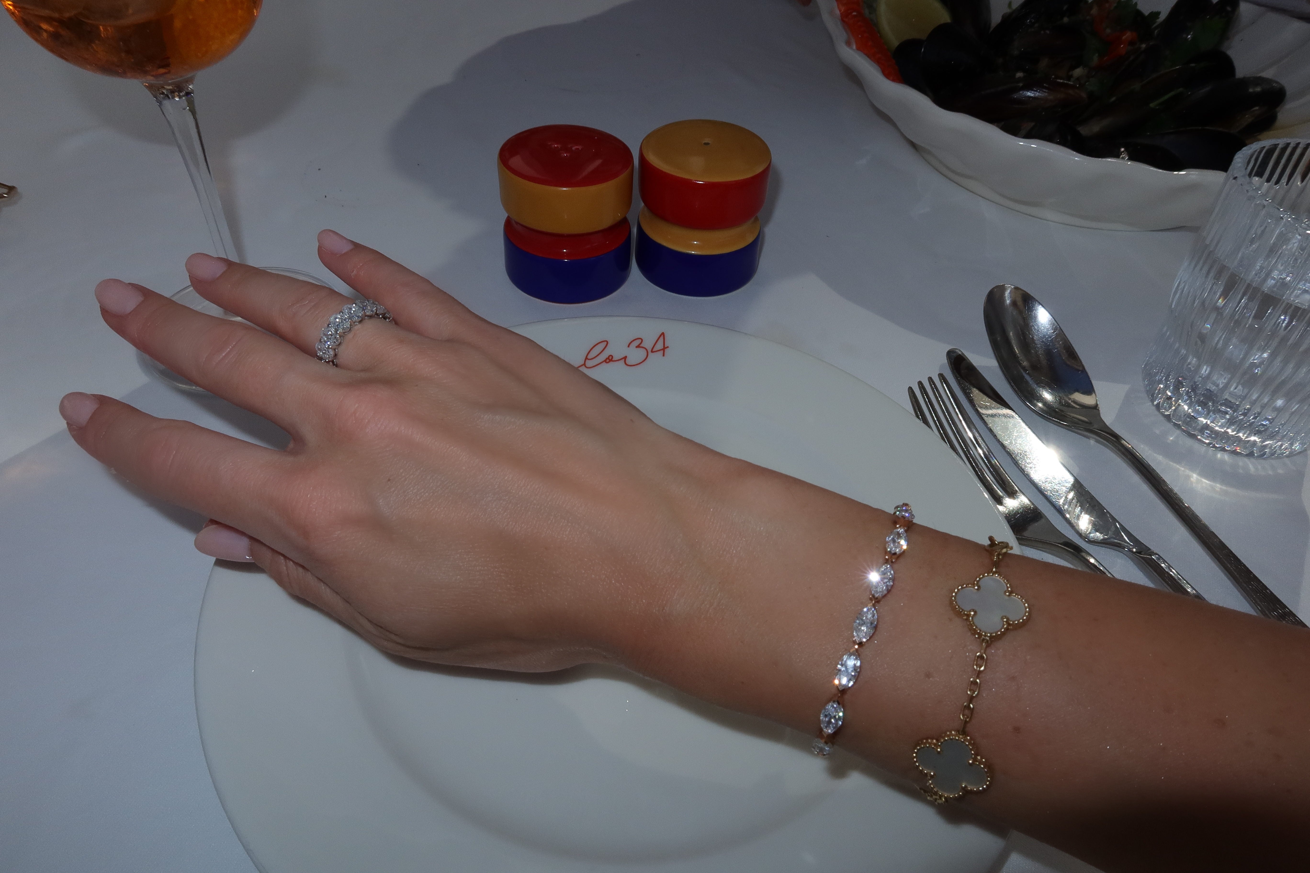 Marquise Tennis Bracelet 18k Gold