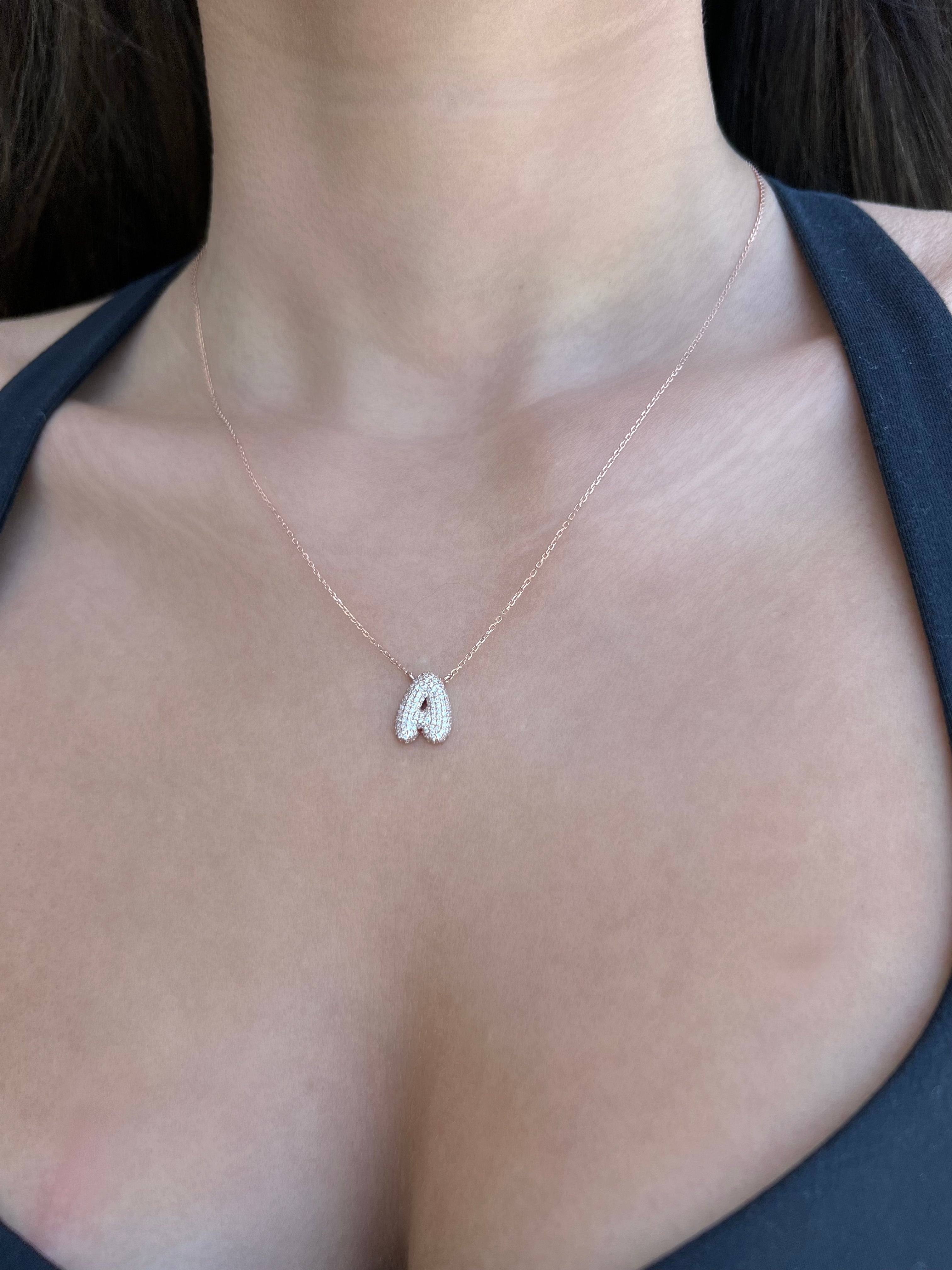 Bubble Letter Pendant - ROVA Brilliance