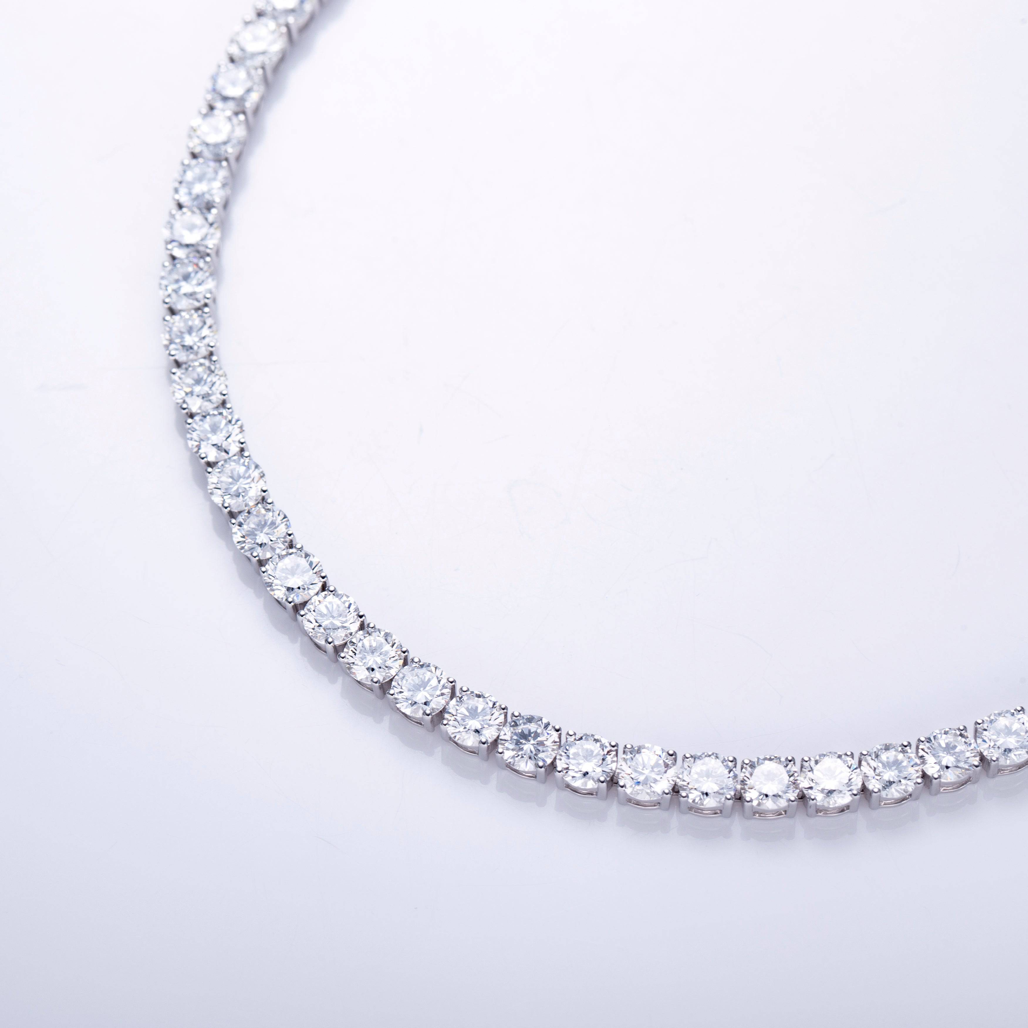 Classic Tennis Bracelet 14k White Gold - IN STOCK - ROVA Brilliance