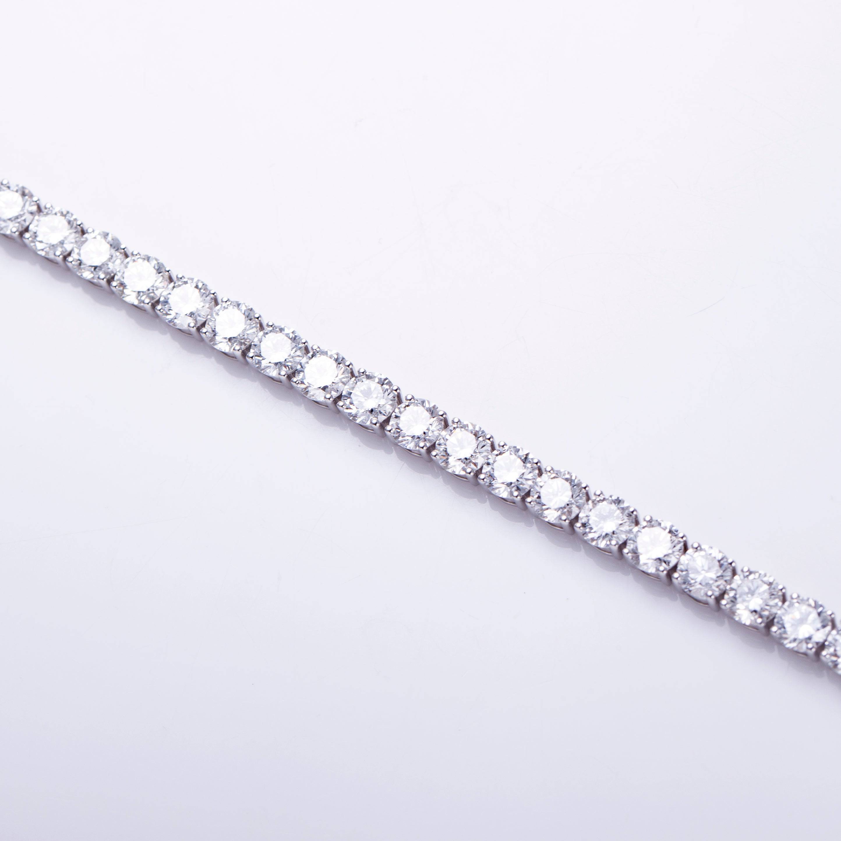 Classic Tennis Bracelet 14k White Gold - IN STOCK - ROVA Brilliance