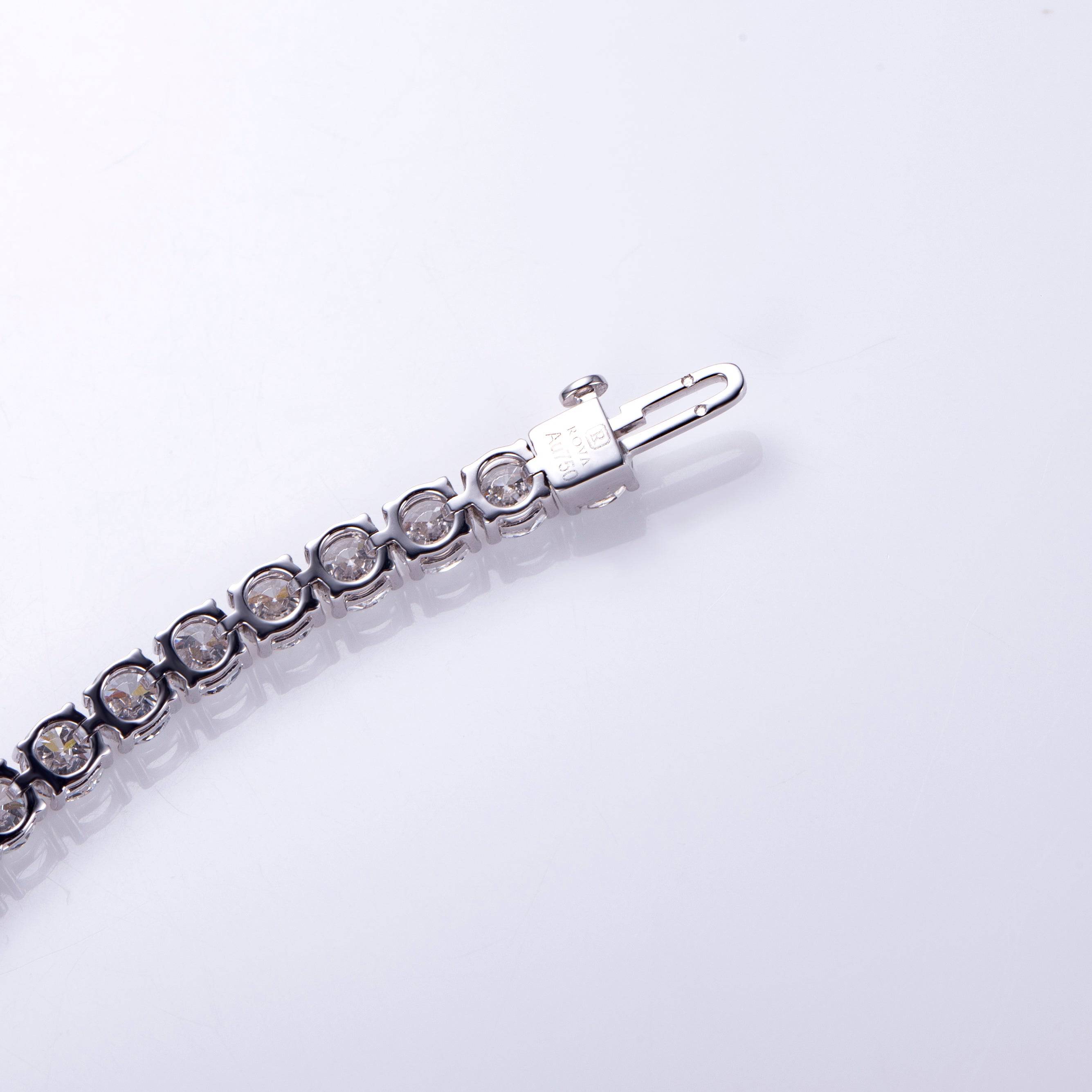 Classic Tennis Bracelet 14k White Gold - IN STOCK - ROVA Brilliance