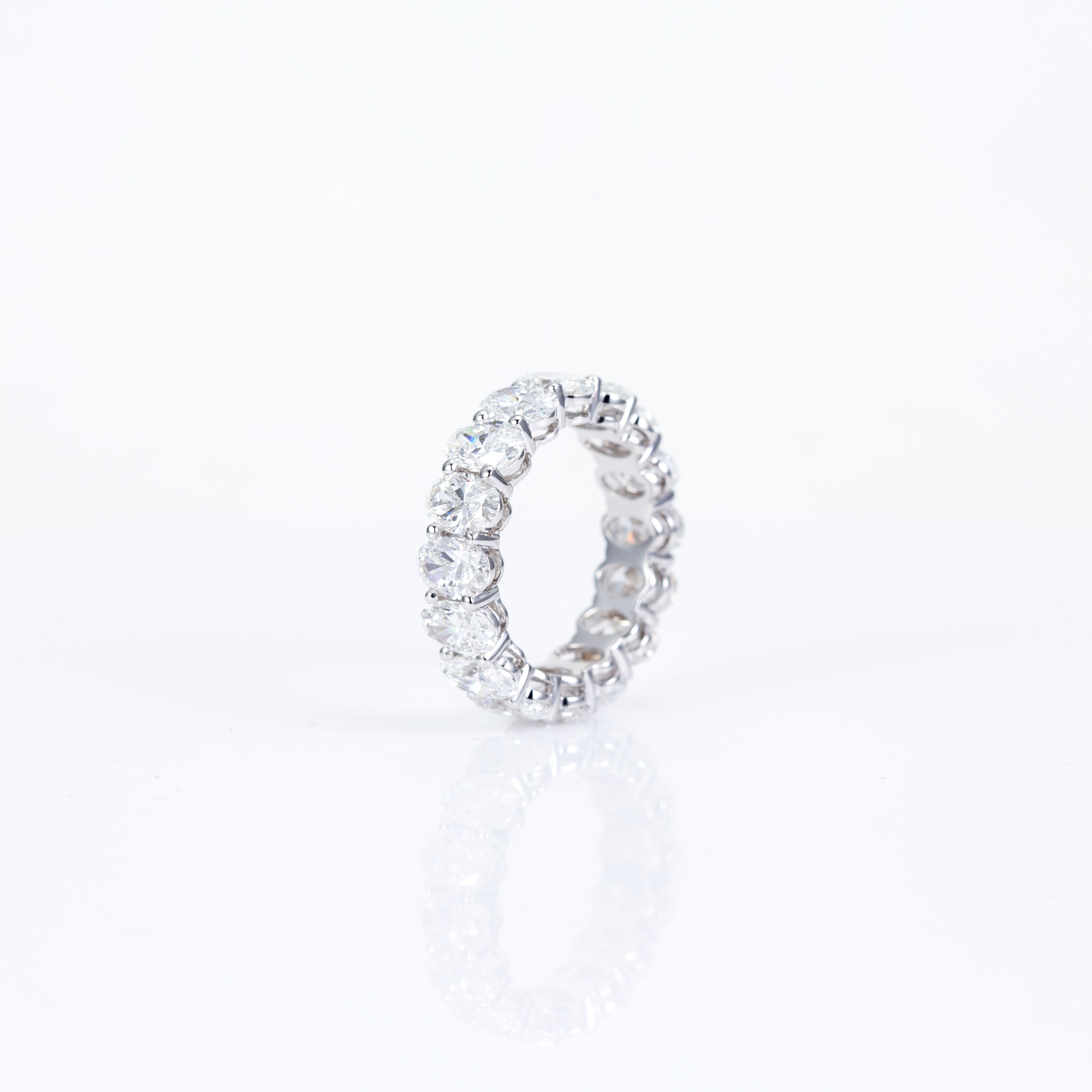 Eternal Radiance Oval Diamond Eternity Band - IN STOCK - ROVA Brilliance