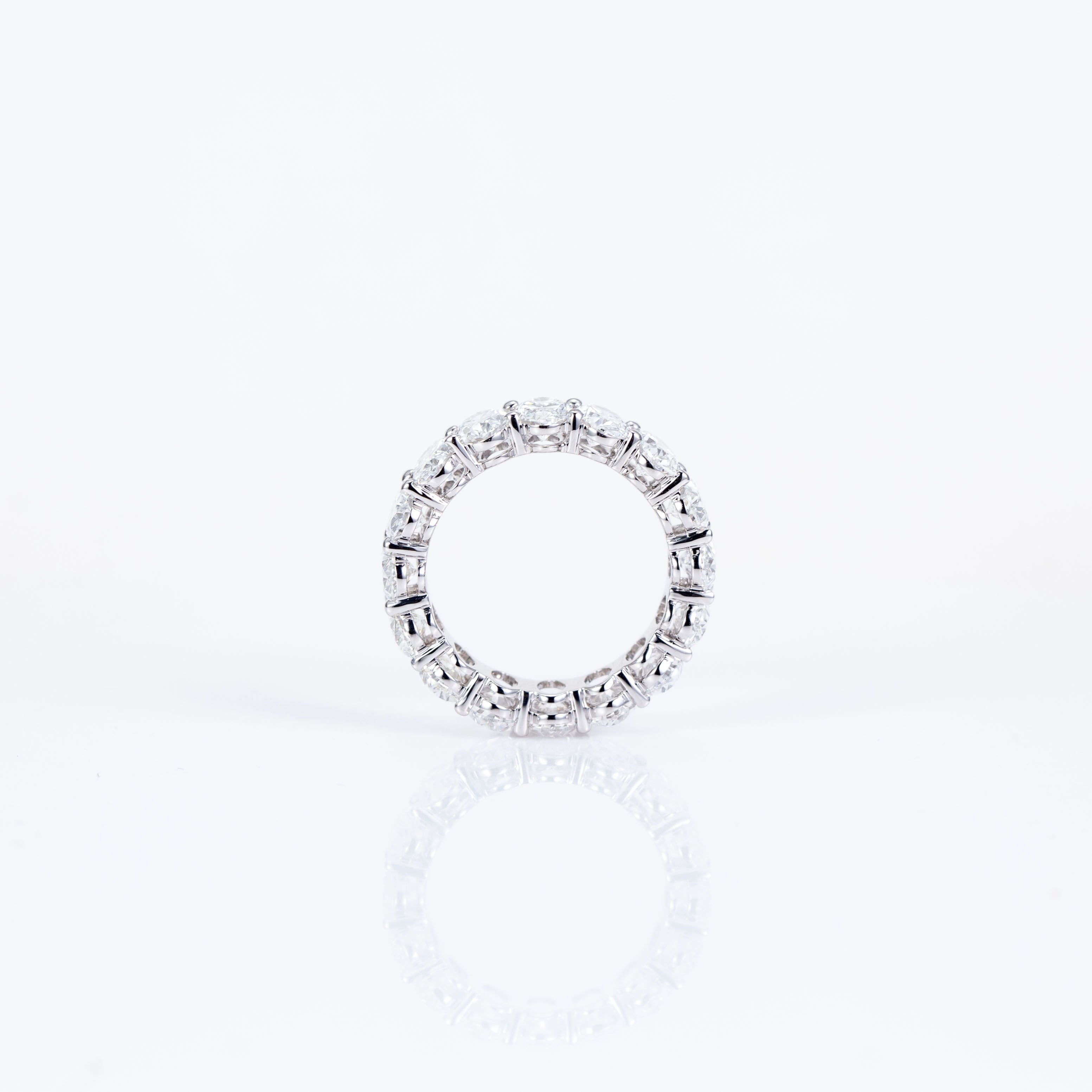 Eternal Radiance Oval Diamond Eternity Band - IN STOCK - ROVA Brilliance