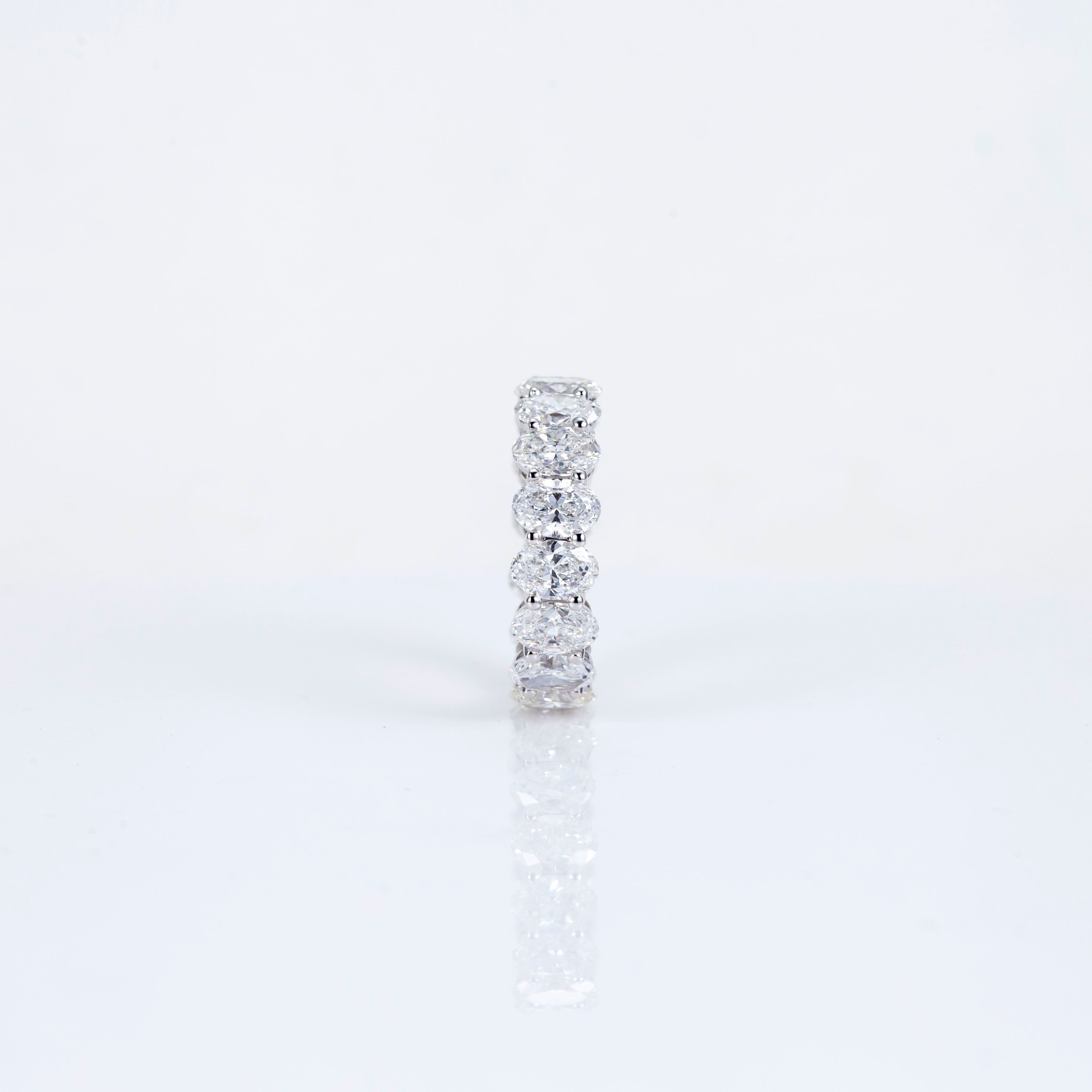 Eternal Radiance Oval Diamond Eternity Band - IN STOCK - ROVA Brilliance
