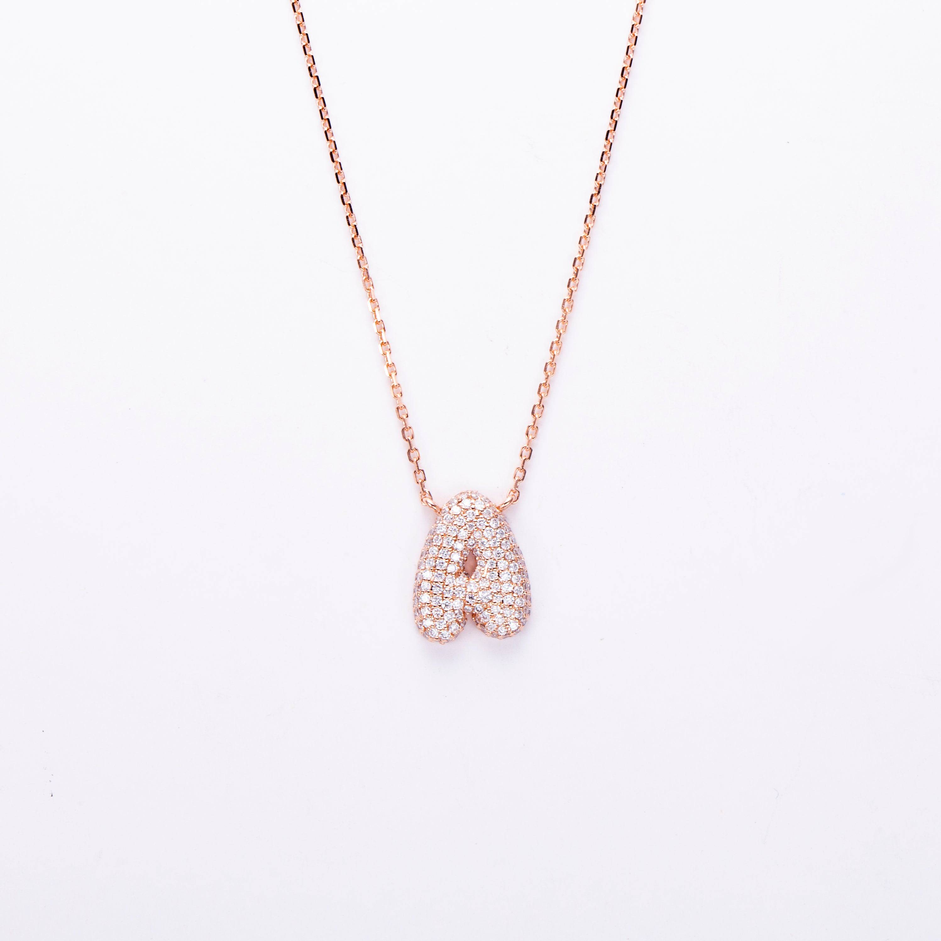 Bubble Letter Pendant - ROVA Brilliance