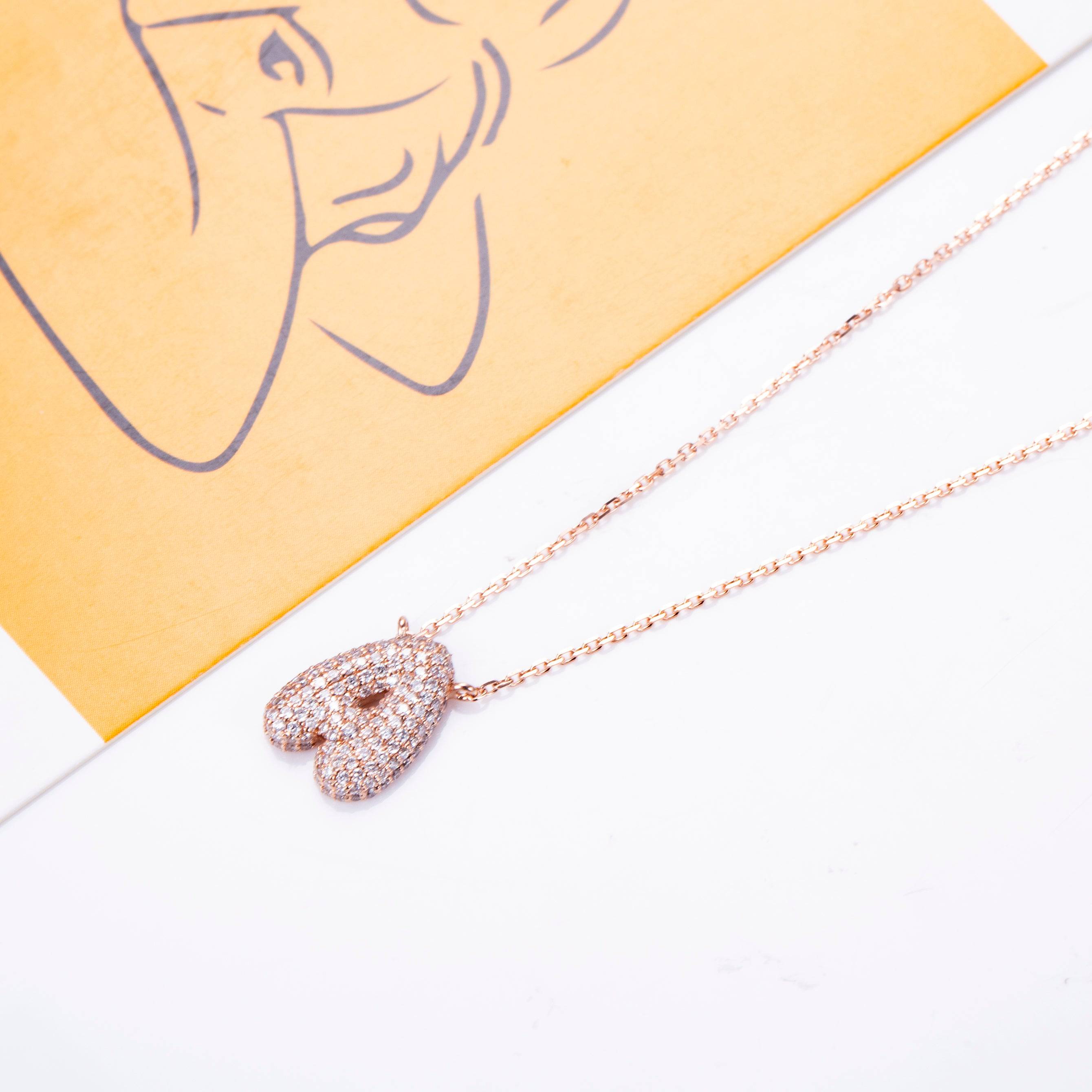 Bubble Letter Pendant - ROVA Brilliance
