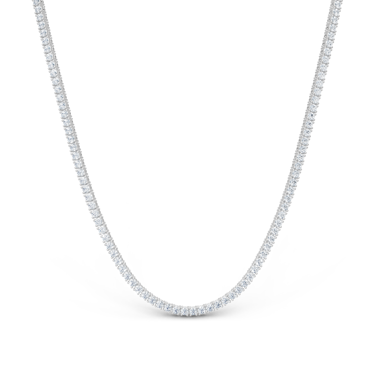 Classic Tennis Diamond Necklace 14k - IN STOCK
