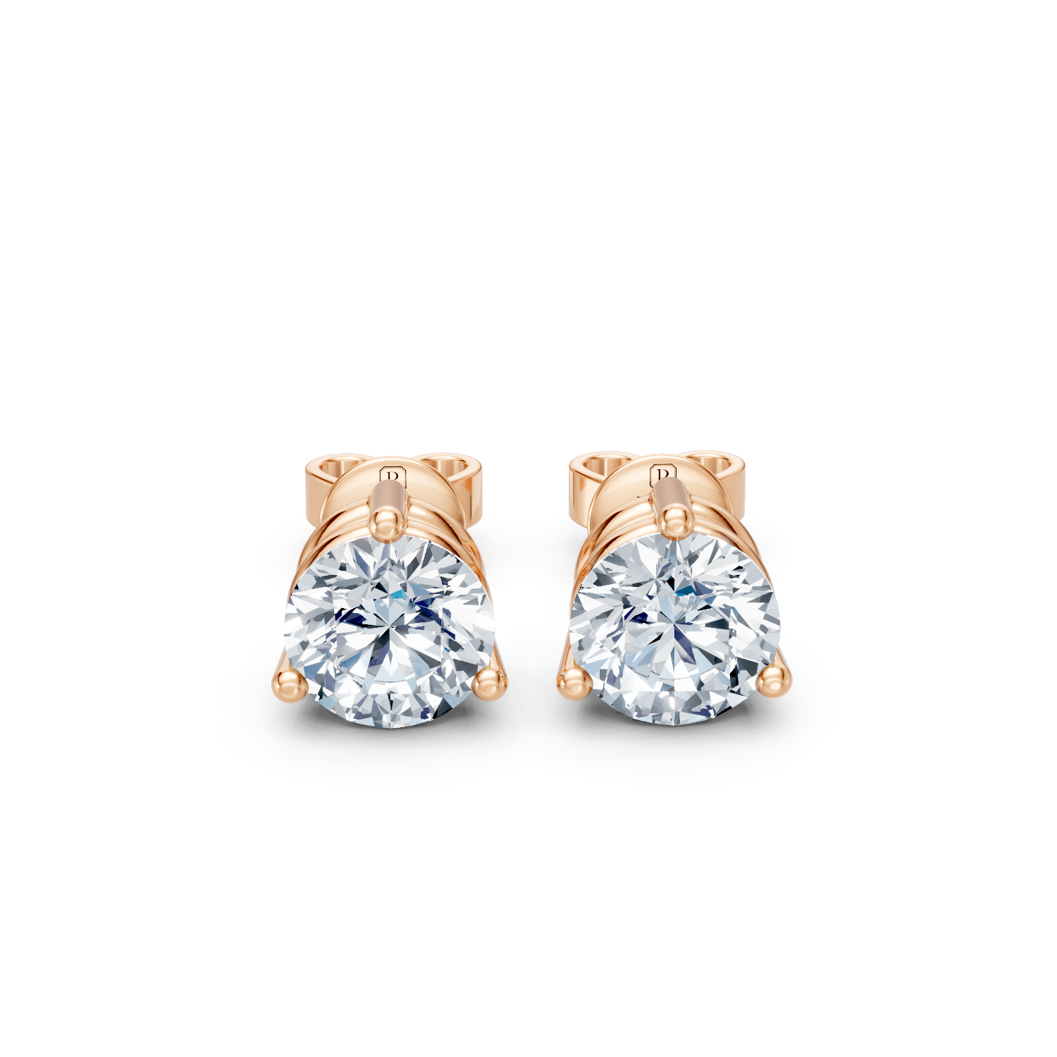 Classic Round Brilliance Studs - ROVA Brilliance Lab Grown Diamonds
