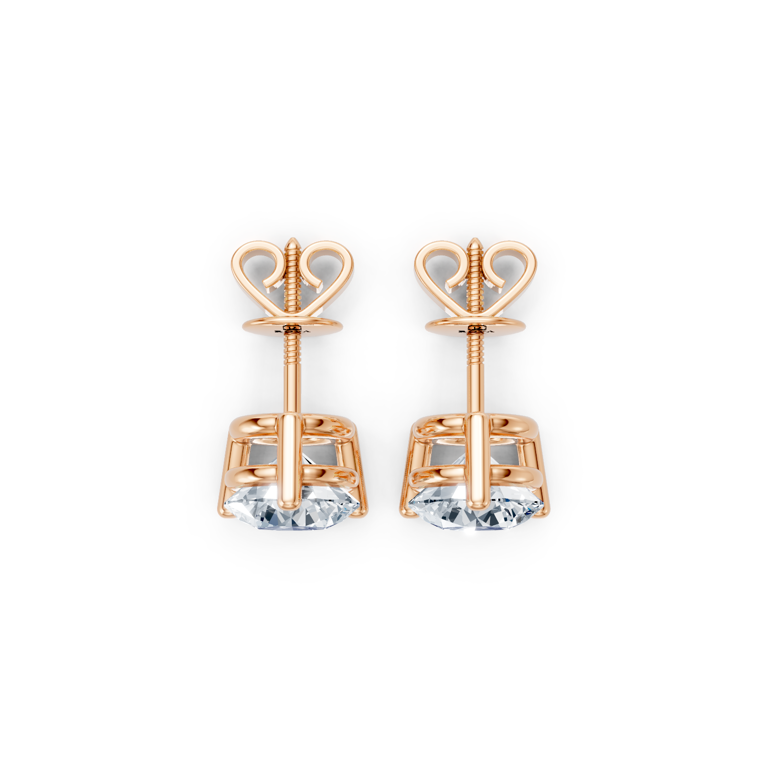 Classic Round Brilliance Studs - ROVA Brilliance Lab Grown Diamonds