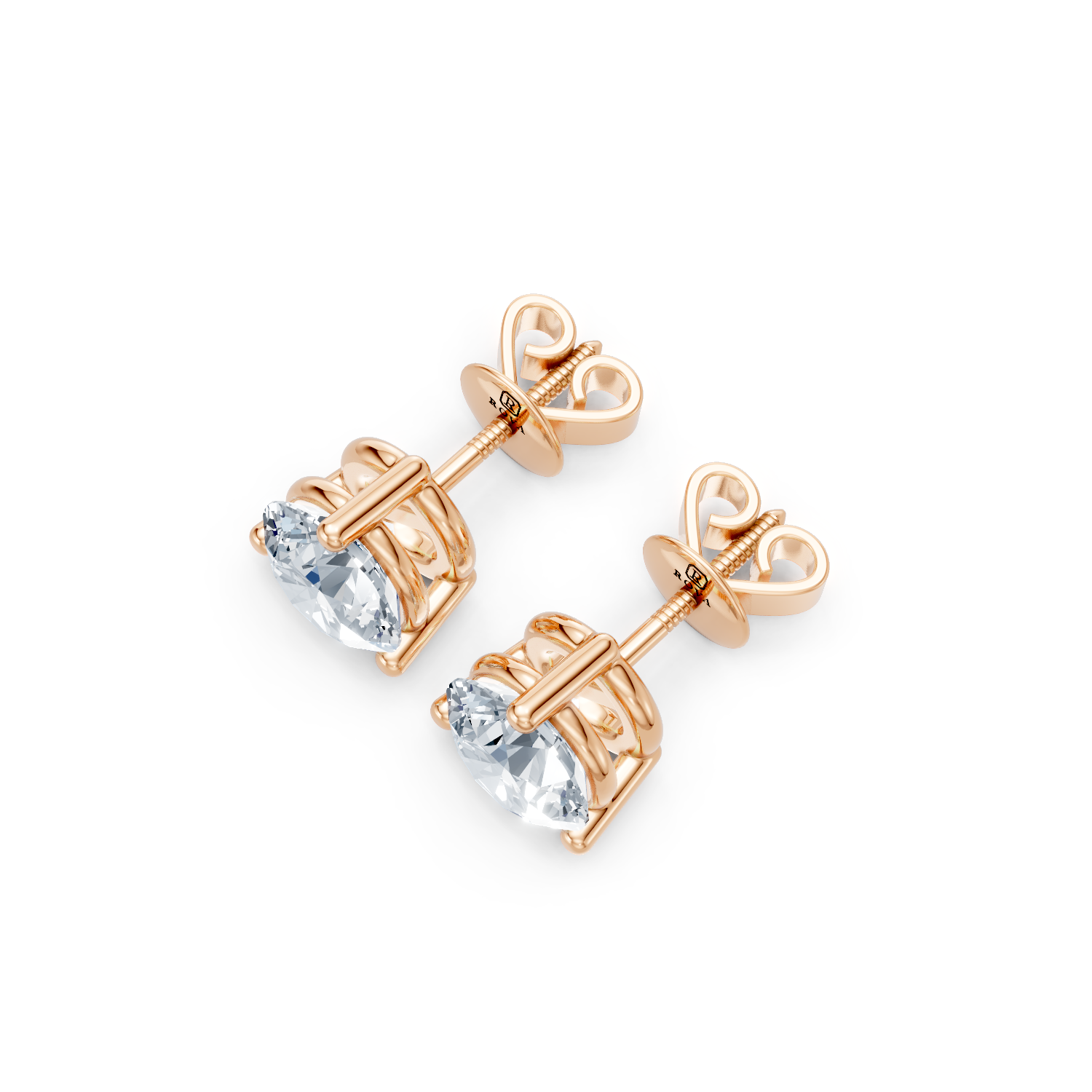 Classic Round Brilliance Studs - ROVA Brilliance Lab Grown Diamonds