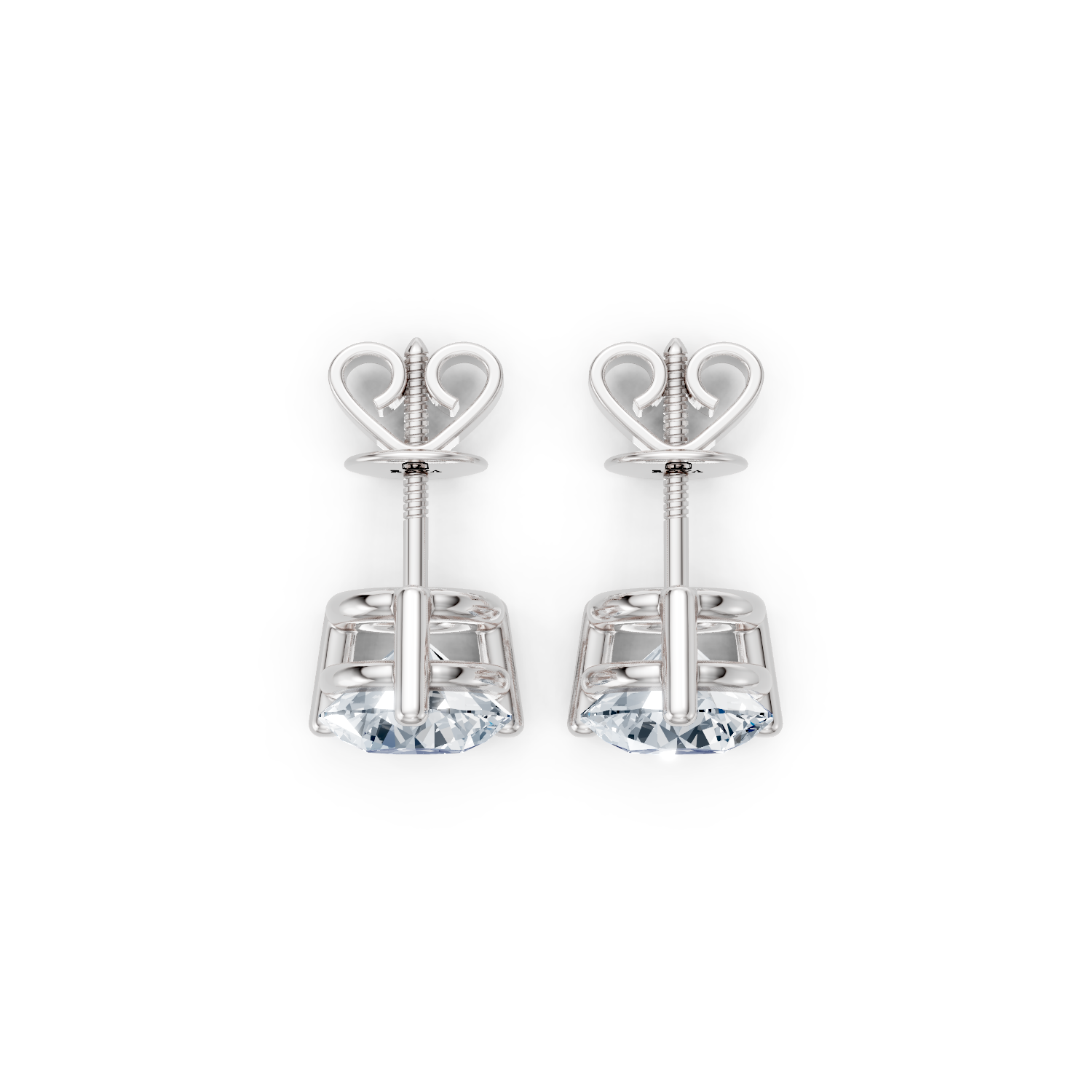 Classic Round Brilliance Studs - ROVA Brilliance Lab Grown Diamonds