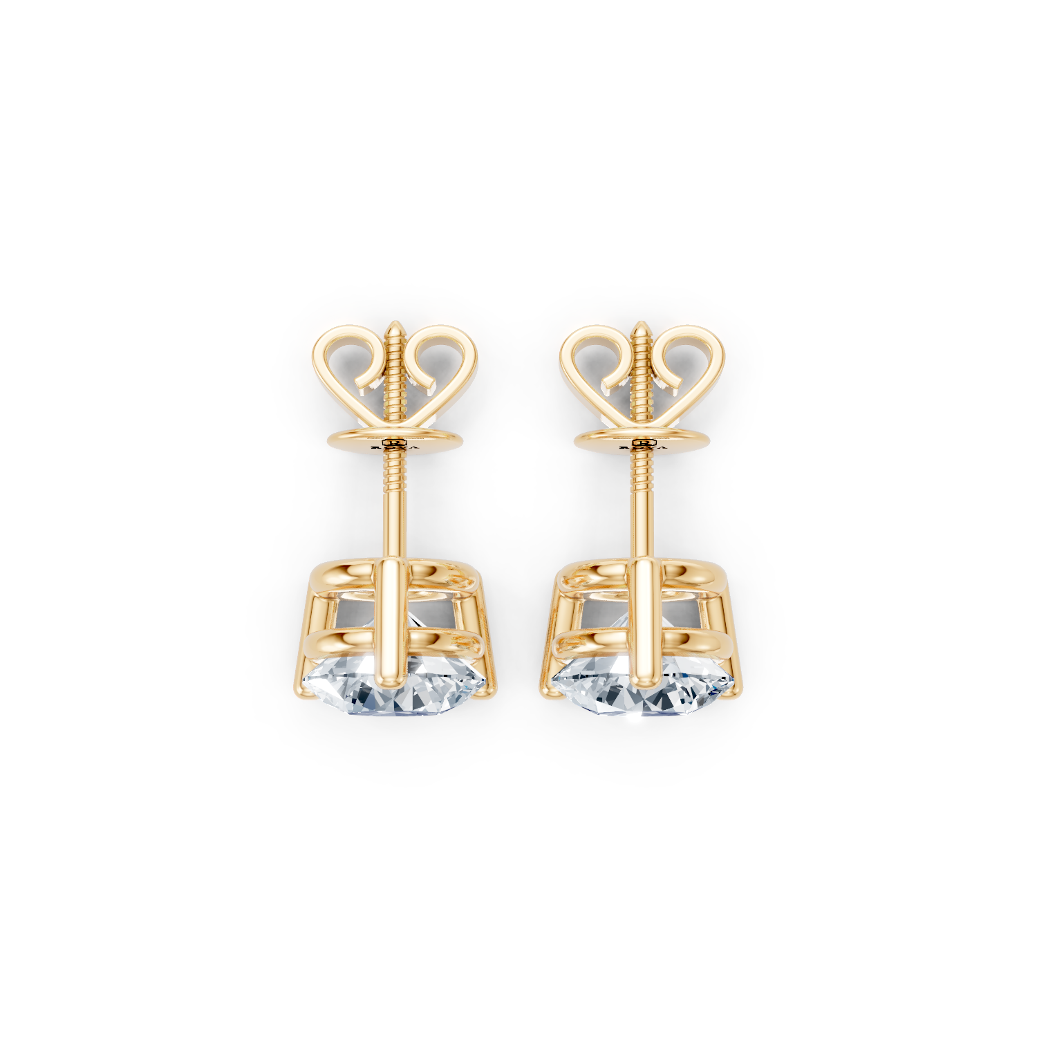 Classic Round Brilliance Studs - ROVA Brilliance Lab Grown Diamonds