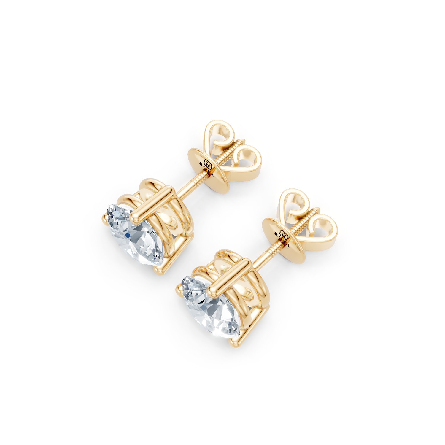 Classic Round Brilliance Studs - ROVA Brilliance Lab Grown Diamonds