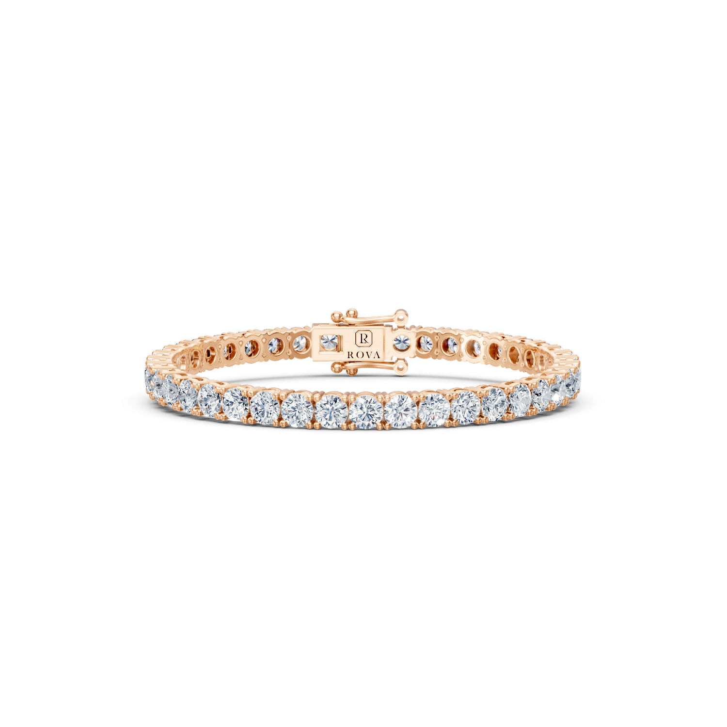 Classic Tennis Bracelet 18k Gold - ROVA Brilliance