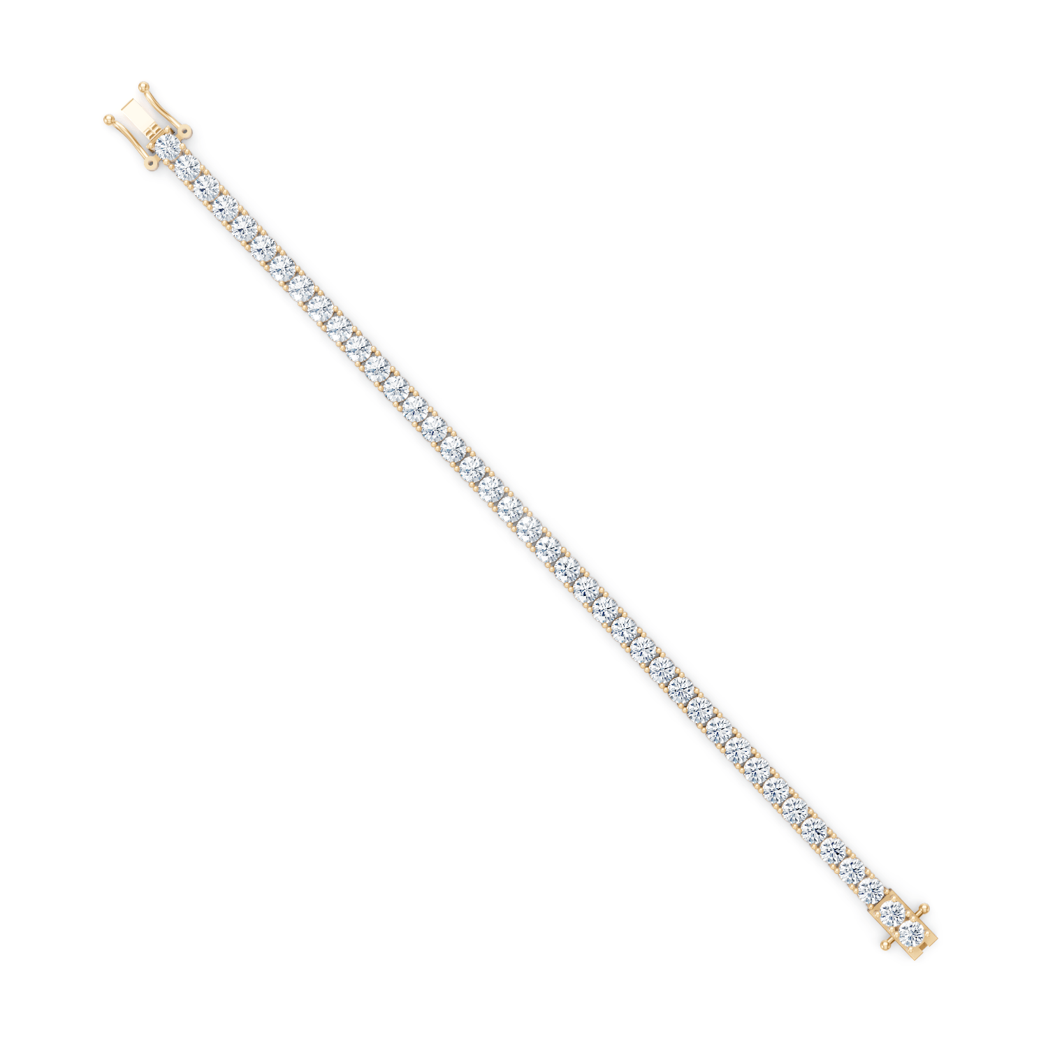 Classic Tennis Bracelet 18k Gold - ROVA Brilliance