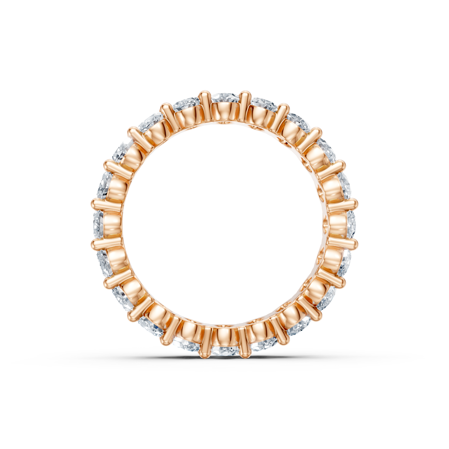 Oval Diamond Eternity Band