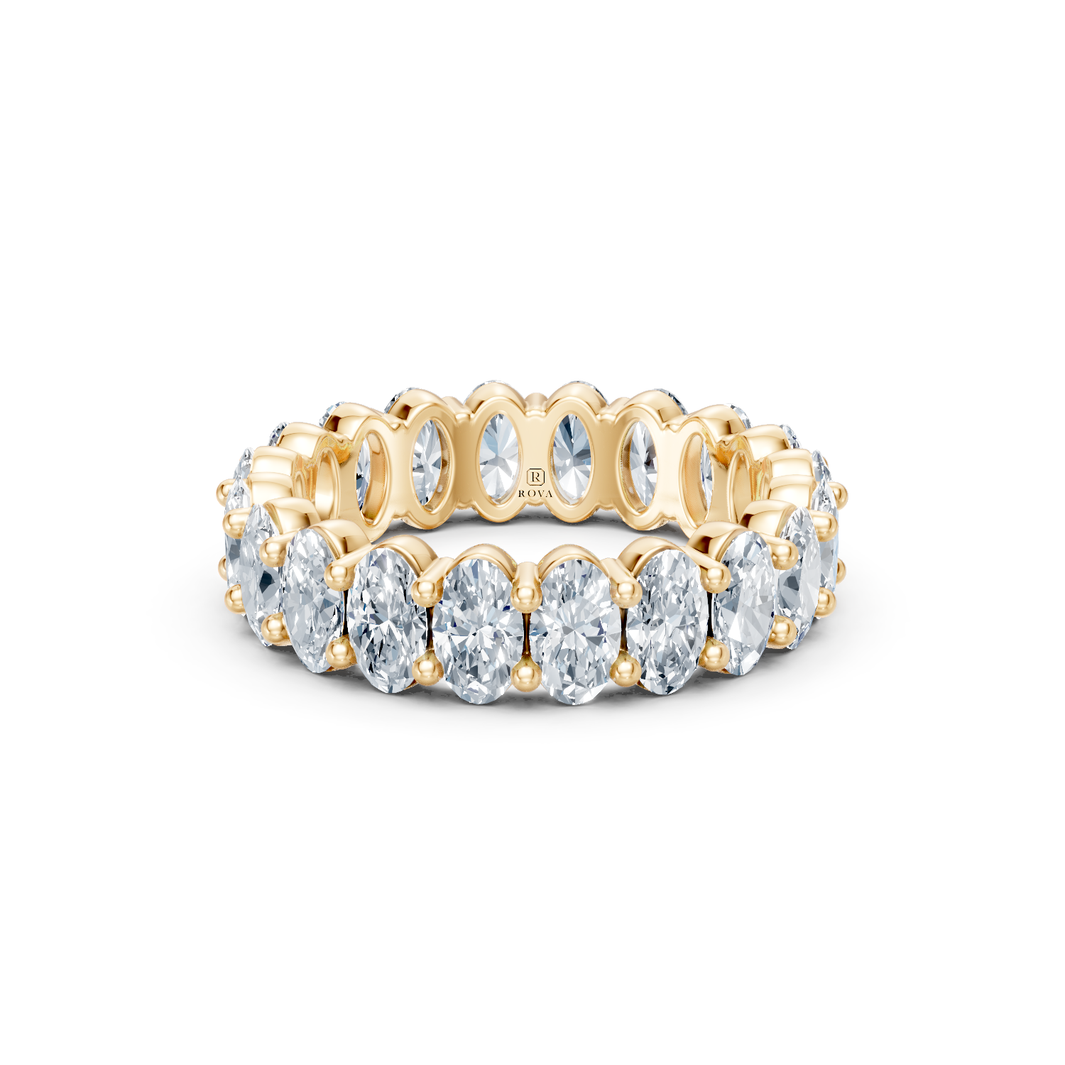 Oval Diamond Eternity Band