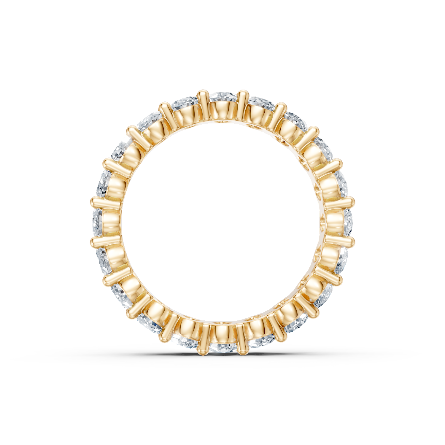 Oval Diamond Eternity Band