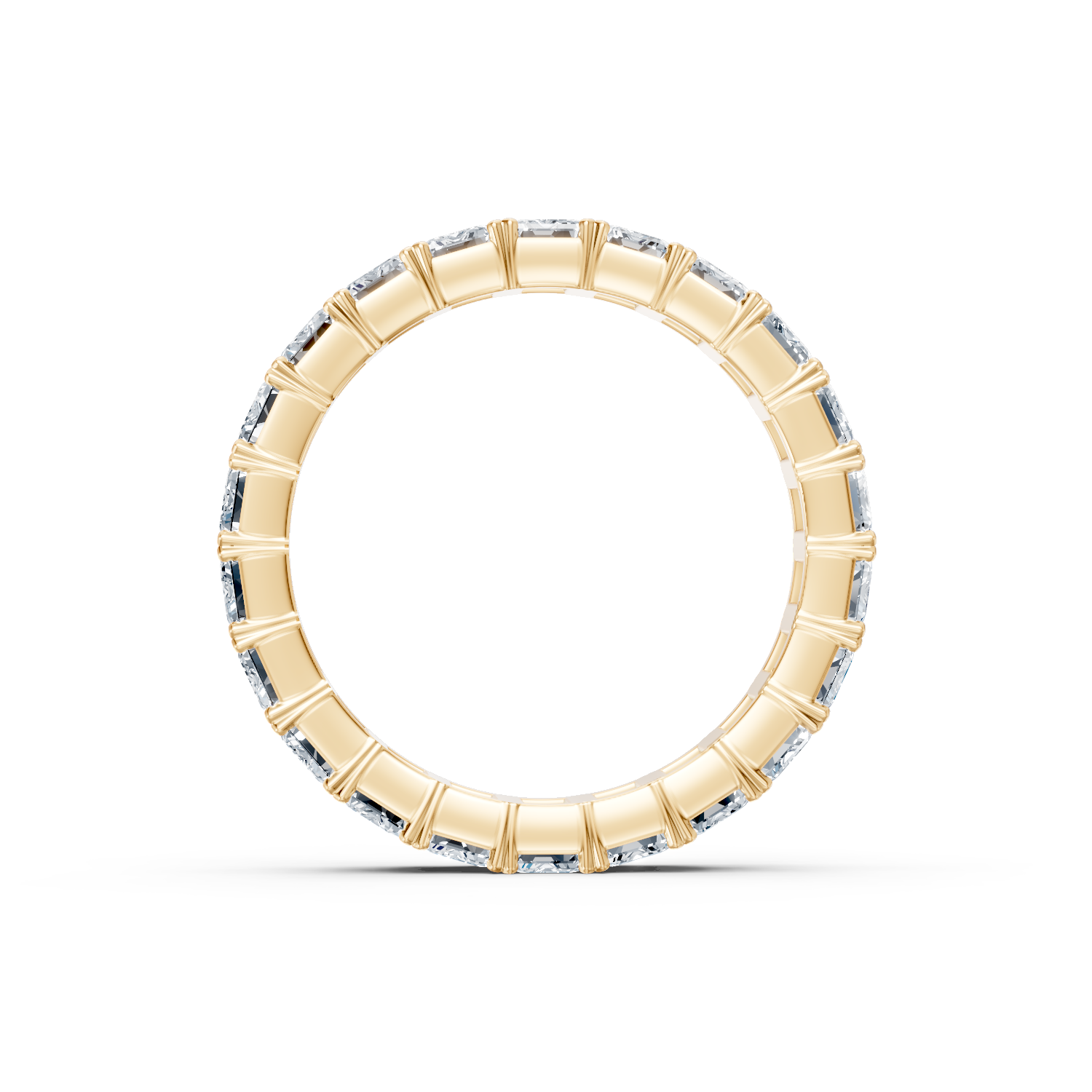 Emerald Cut Diamond Eternity Band