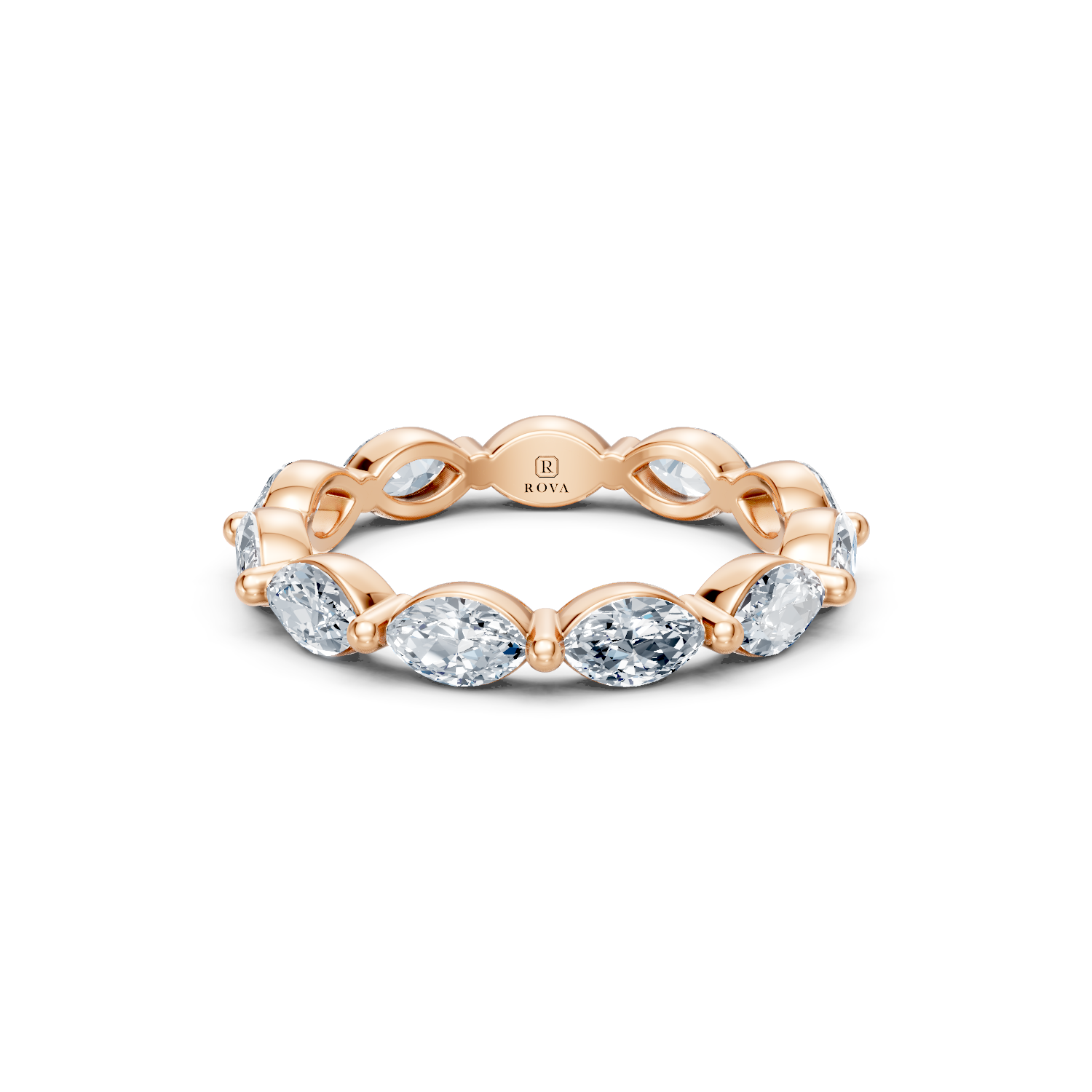 Marquise Diamond Eternity Band