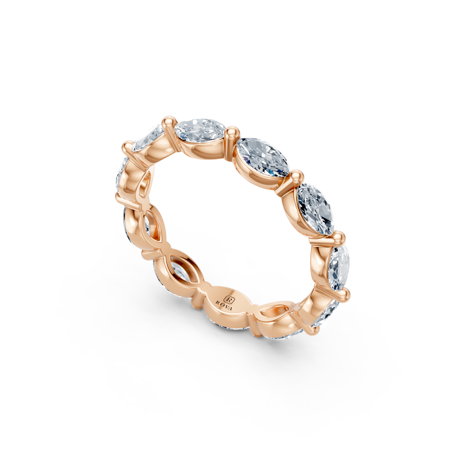 Marquise Diamond Eternity Band