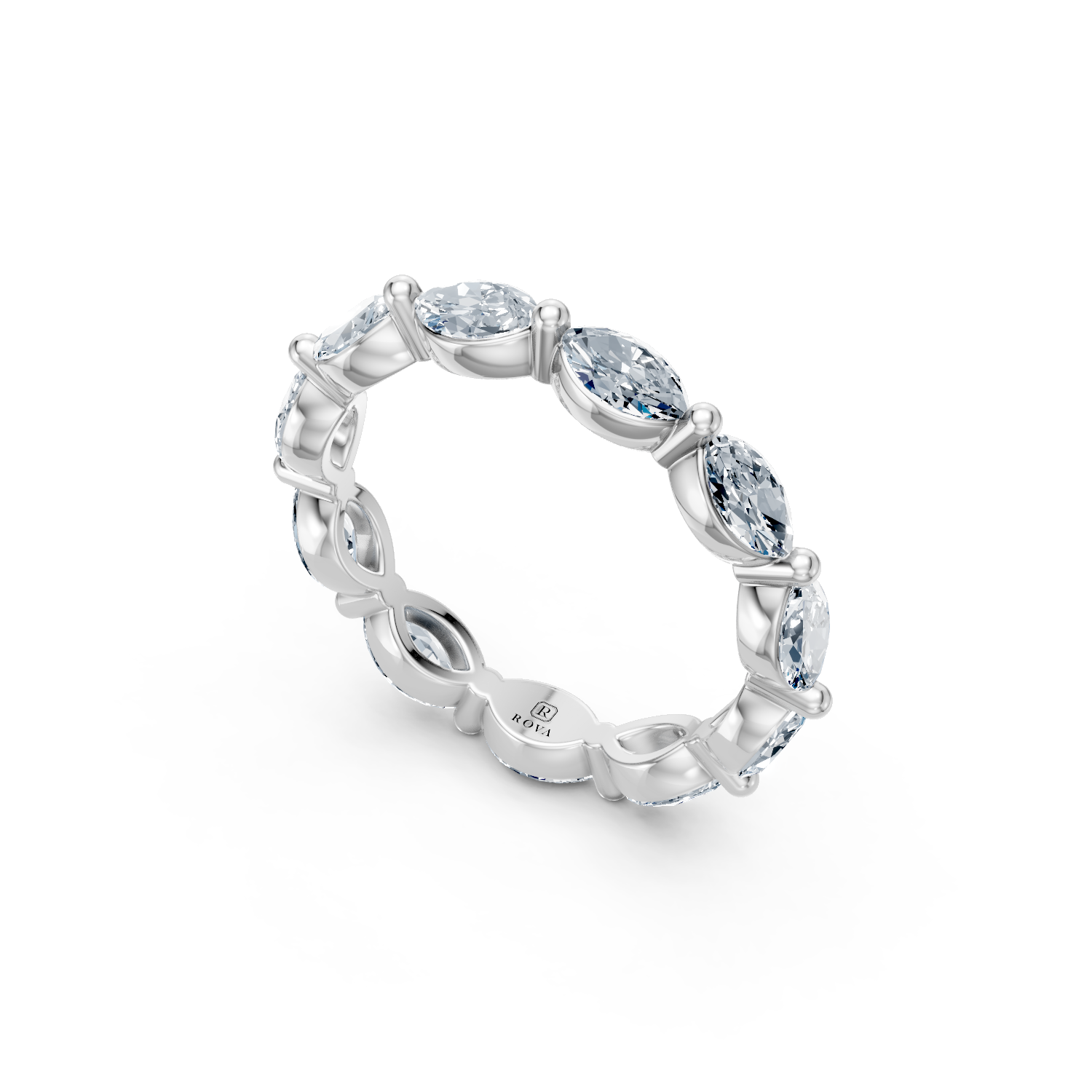 Marquise Diamond Eternity Band
