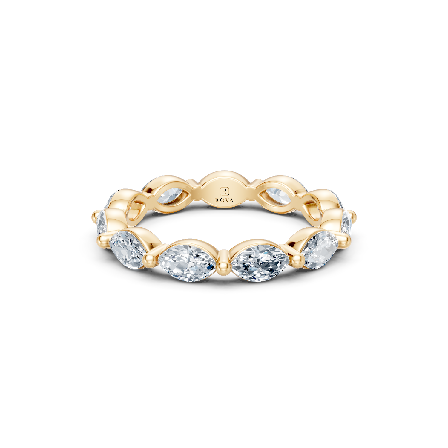 Marquise Diamond Eternity Band
