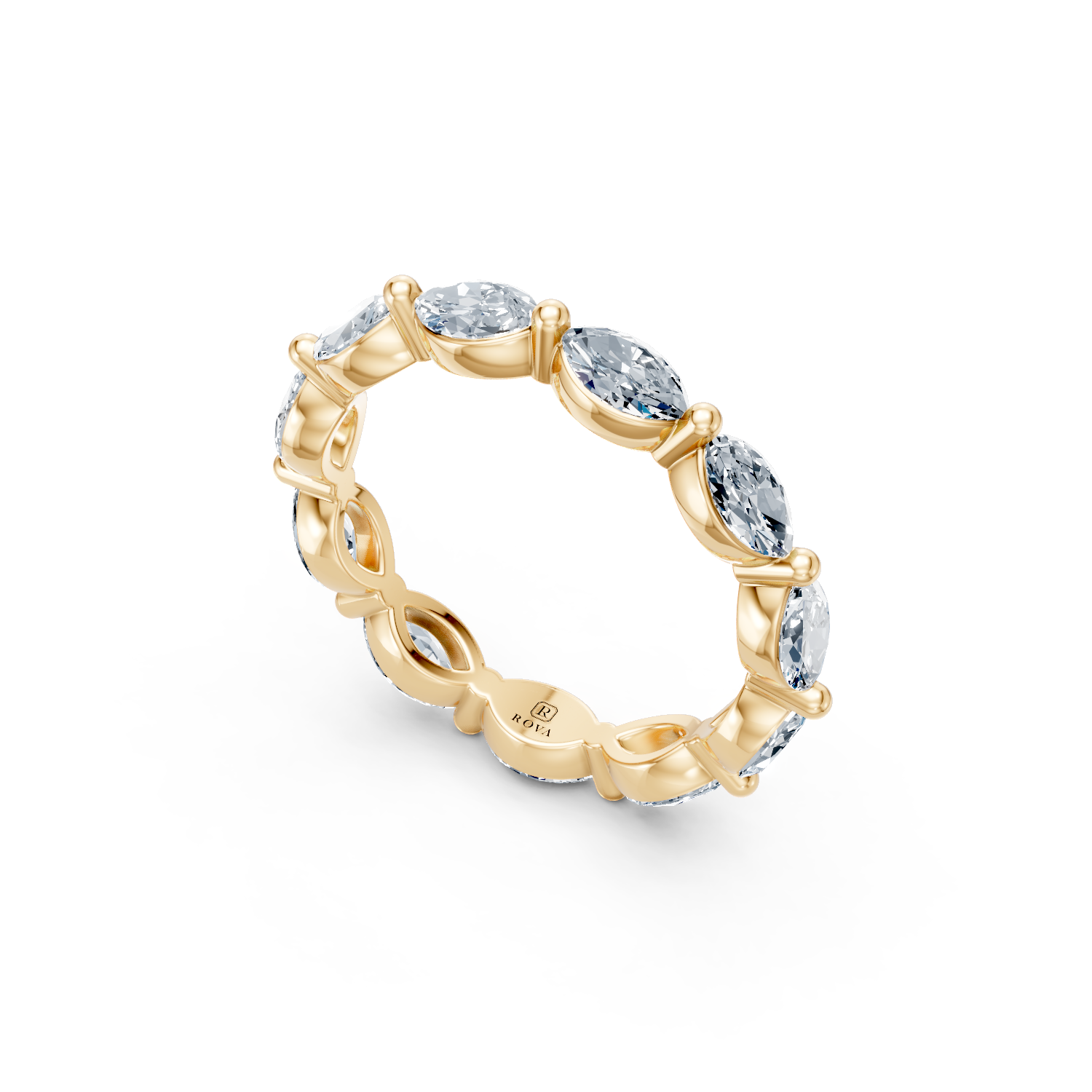 Marquise Diamond Eternity Band