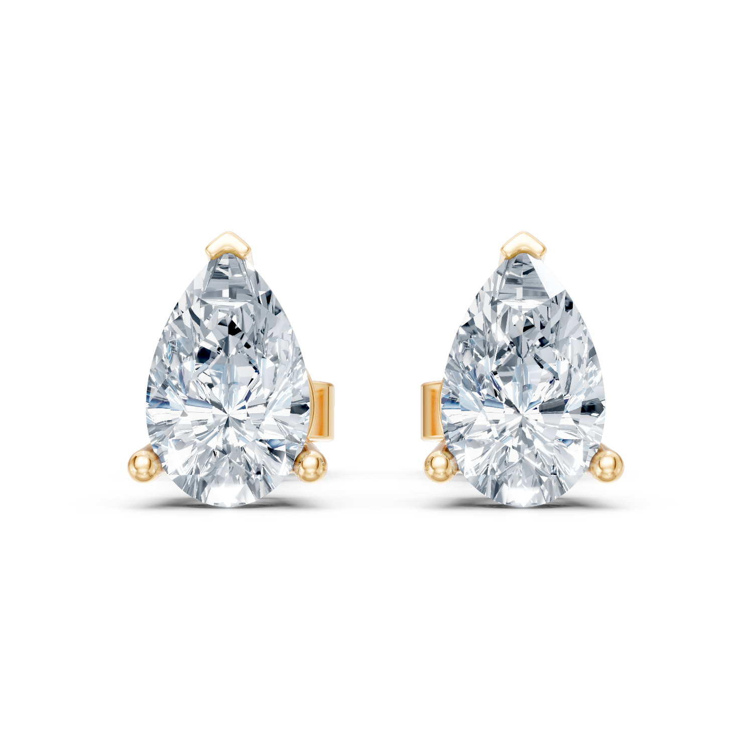 Classic Pear Cut Studs