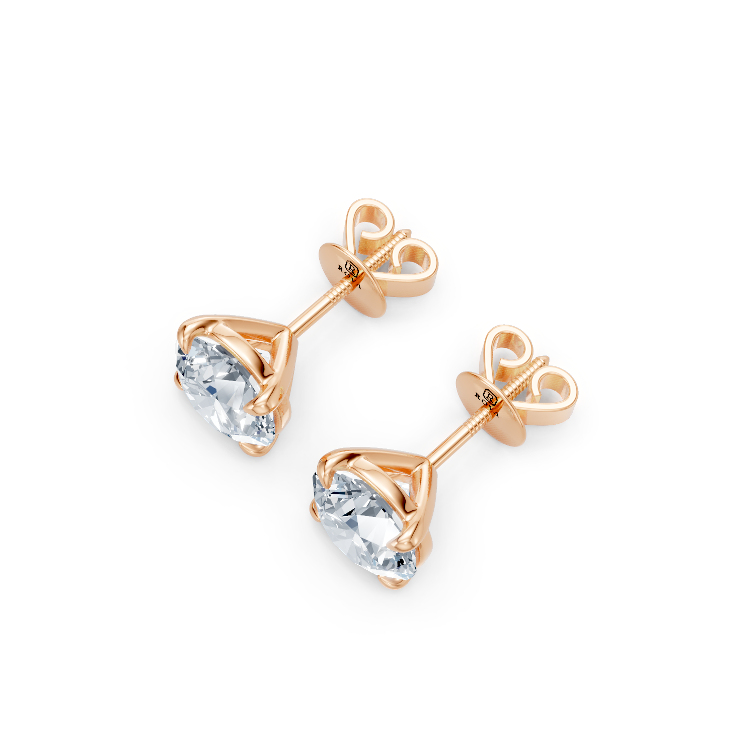 Martini 4 Prong Studs