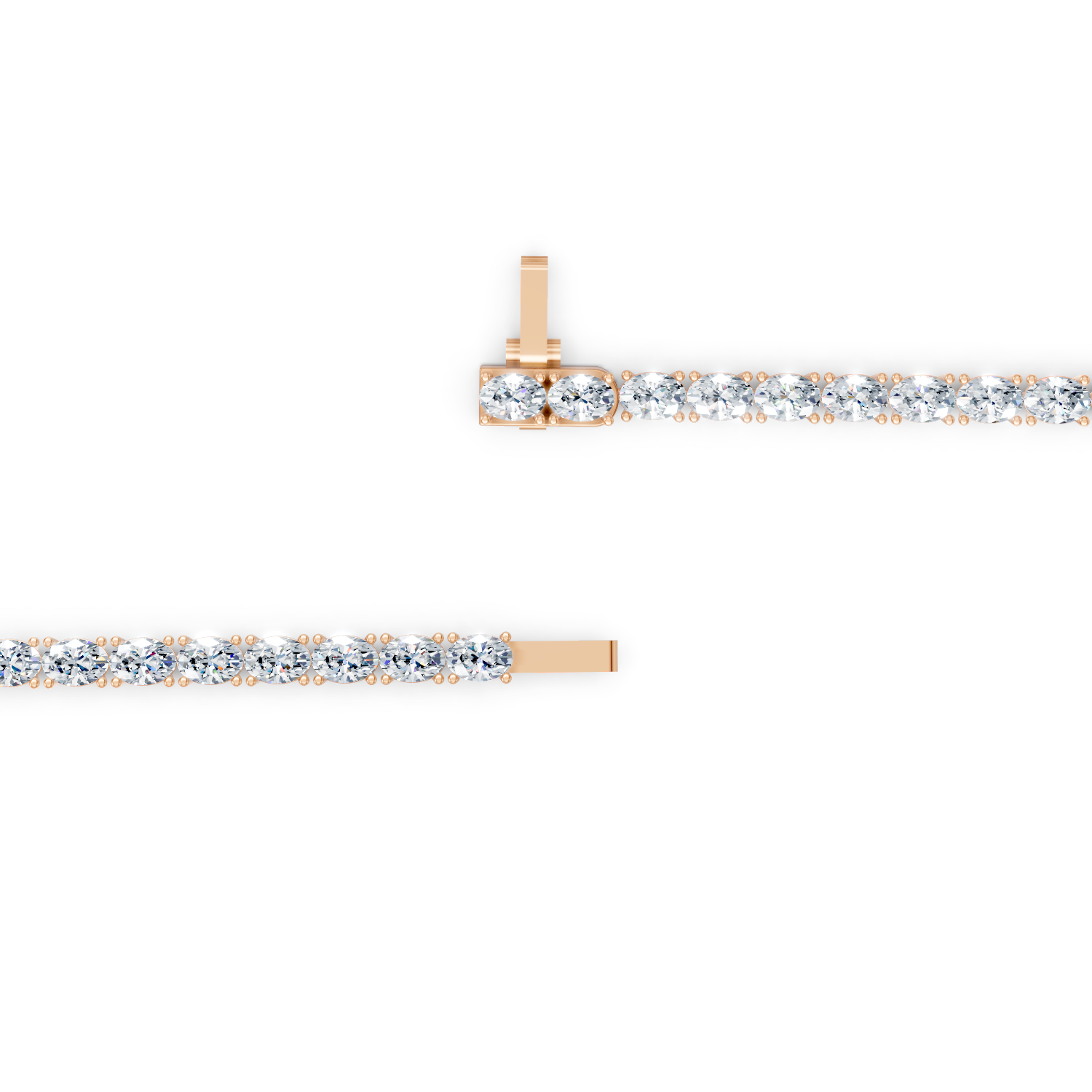 Oval Cut Tennis Bracelet