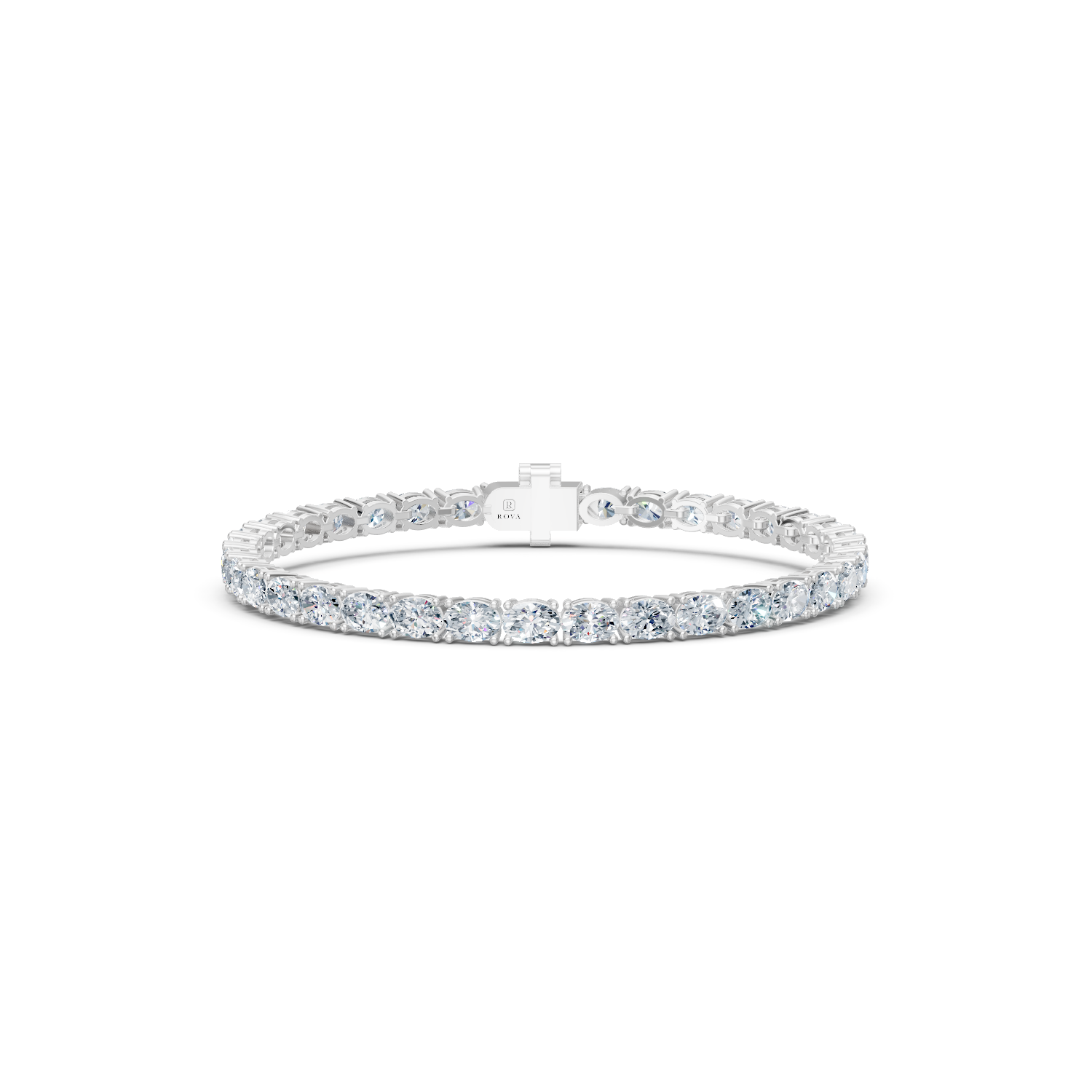 Oval Cut Tennis Bracelet