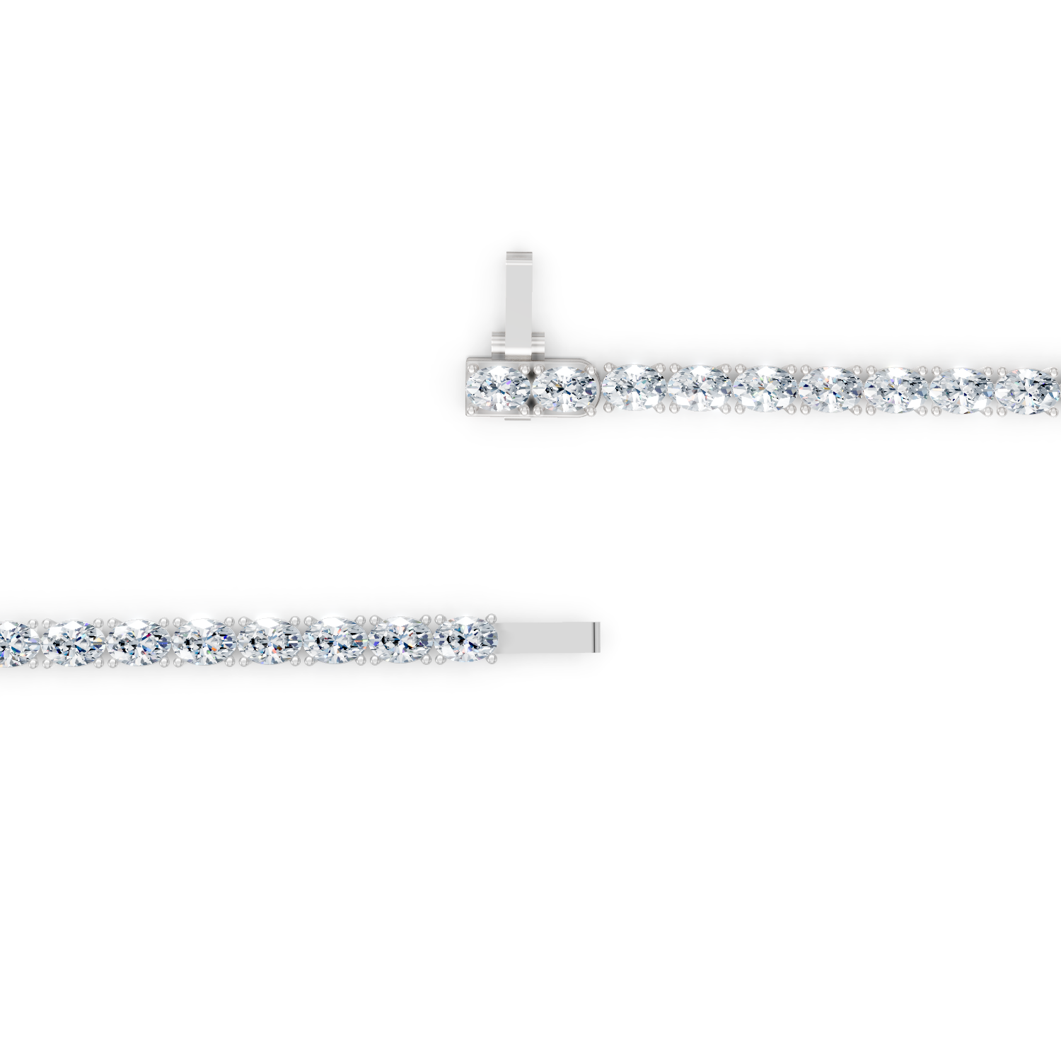 Oval Cut Tennis Bracelet