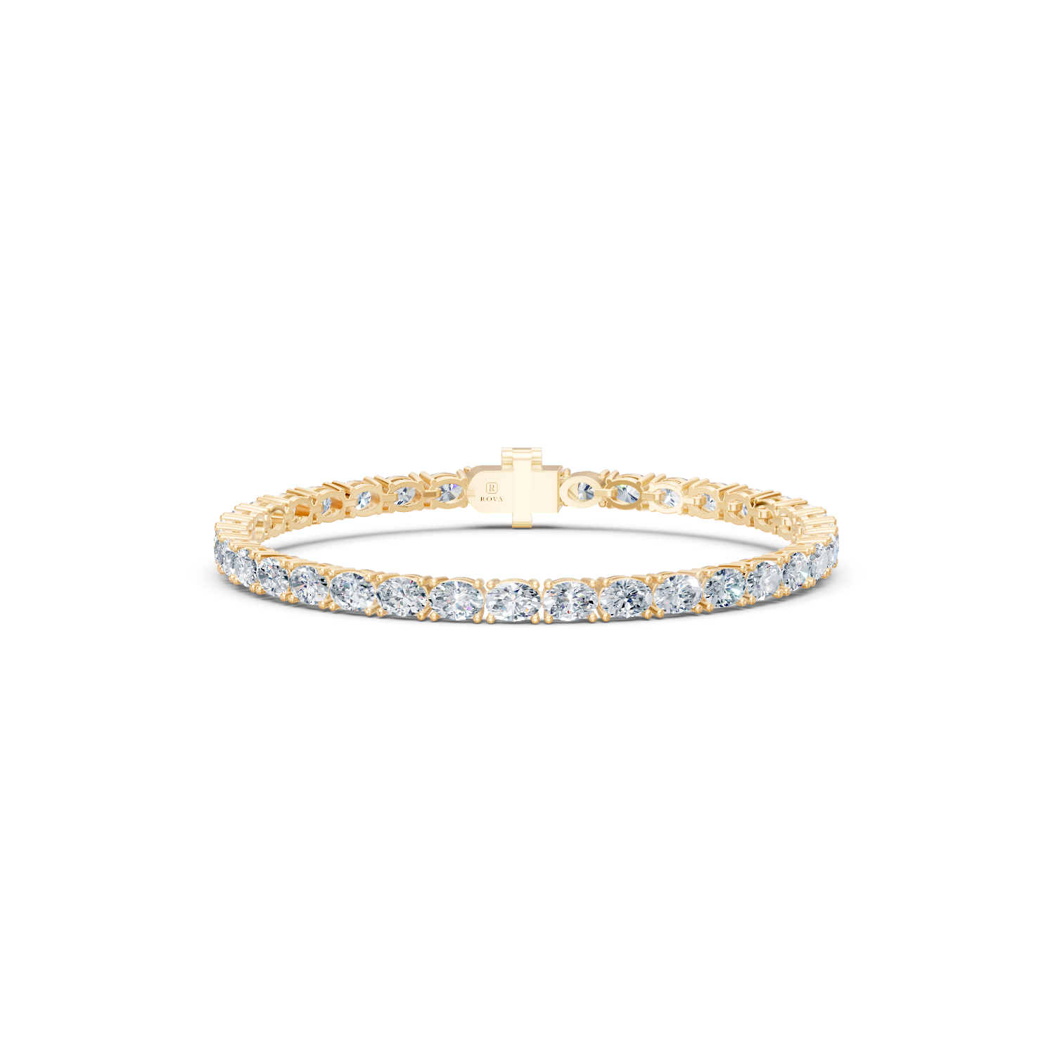 Oval Cut Tennis Bracelet