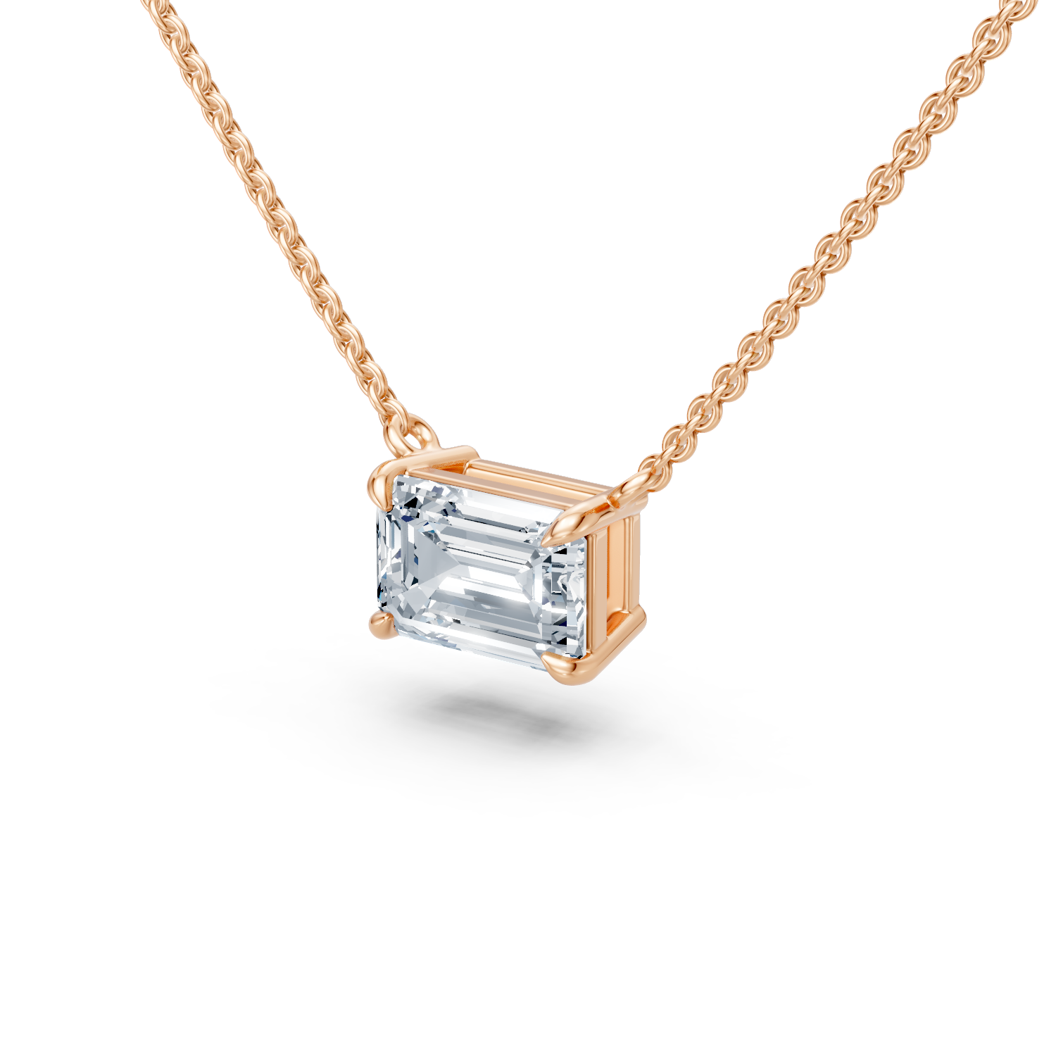 Emerald Cut Pendant