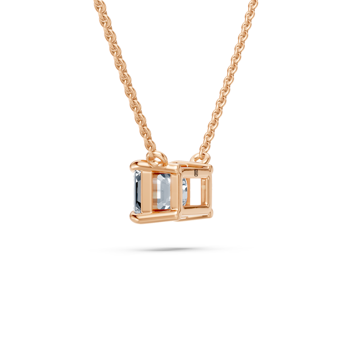 Emerald Cut Pendant