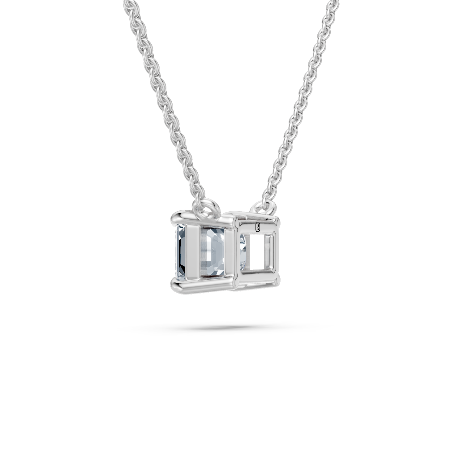 Emerald Cut Pendant