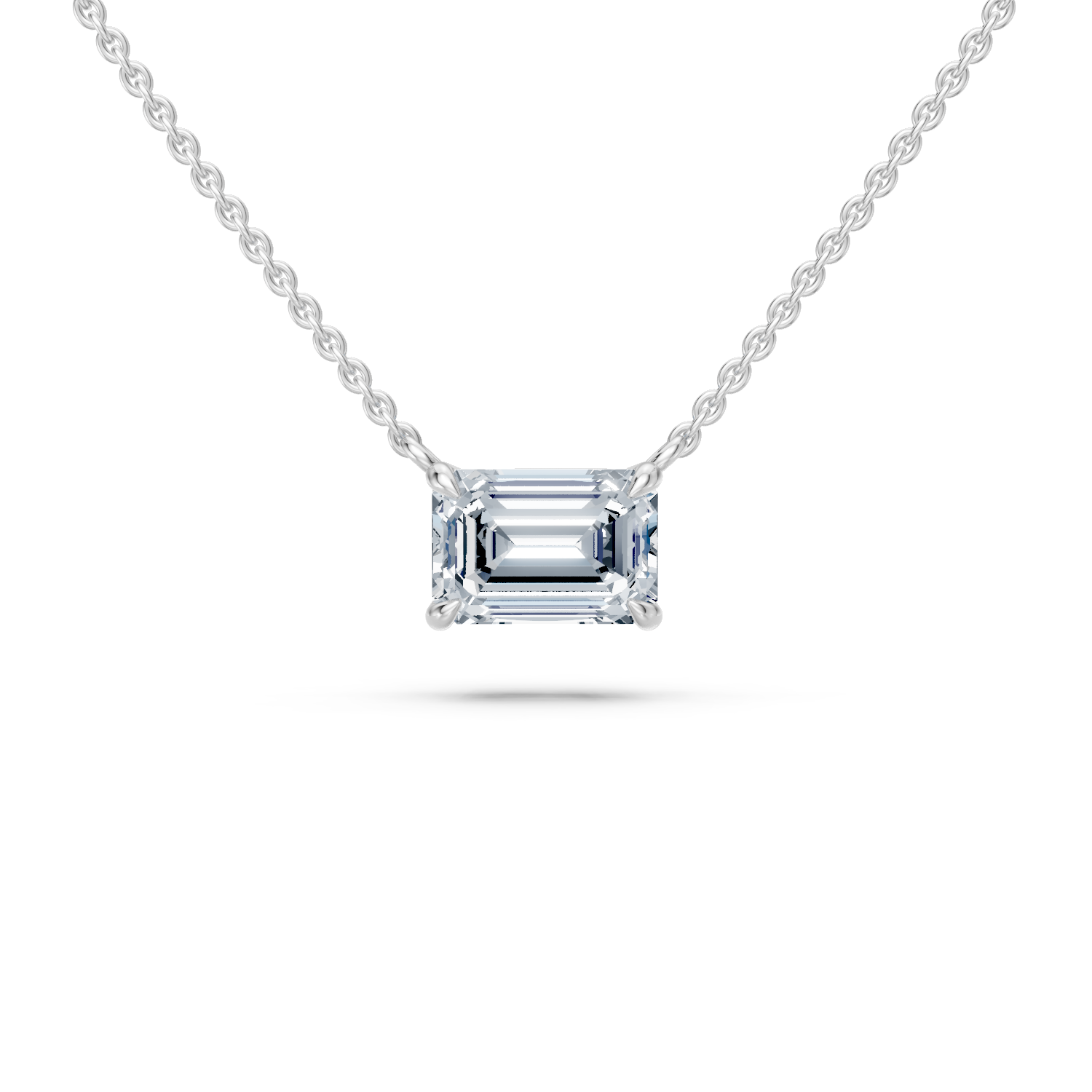 Emerald Cut Pendant