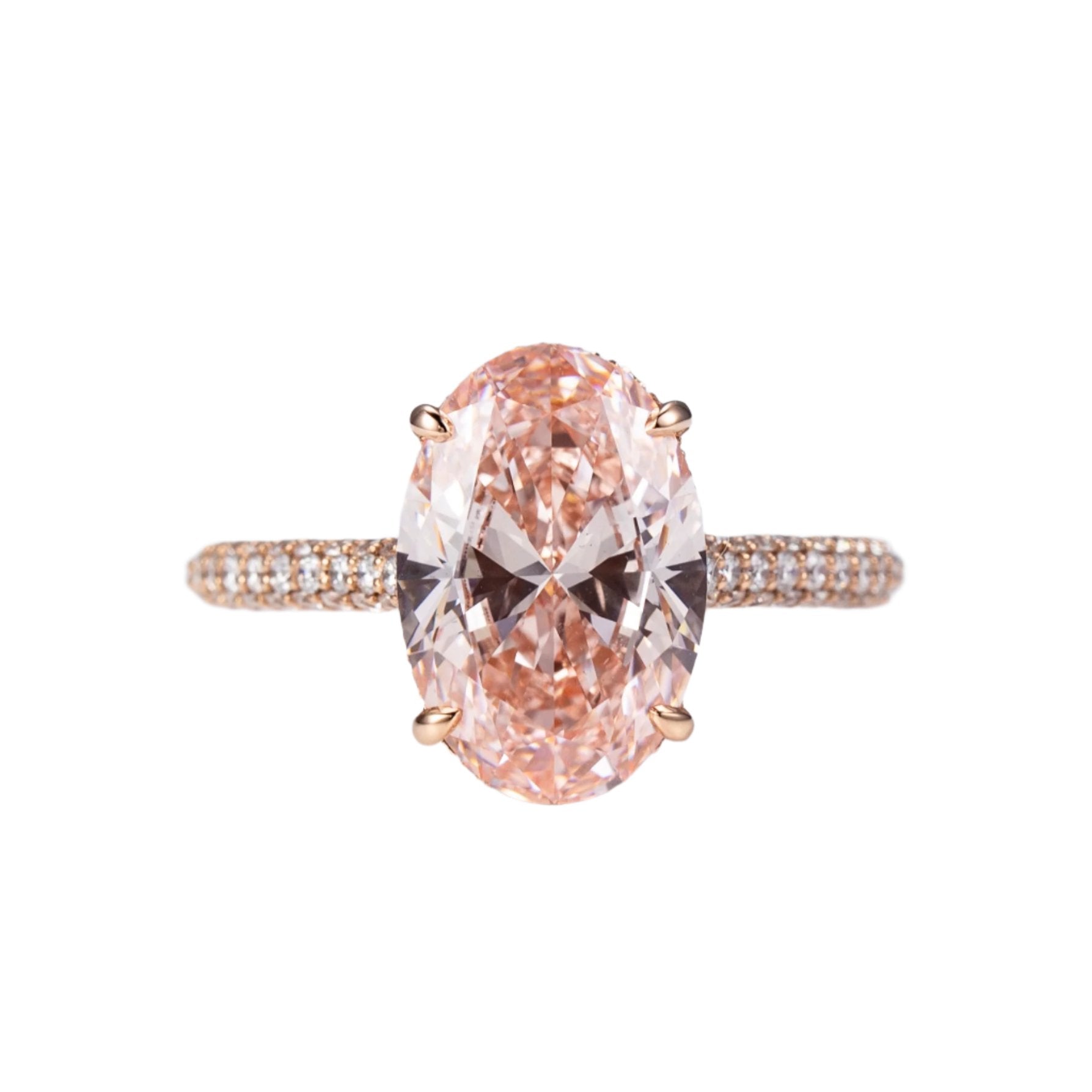 Eternal Blush Oval Pink Diamond Ring - IN STOCK