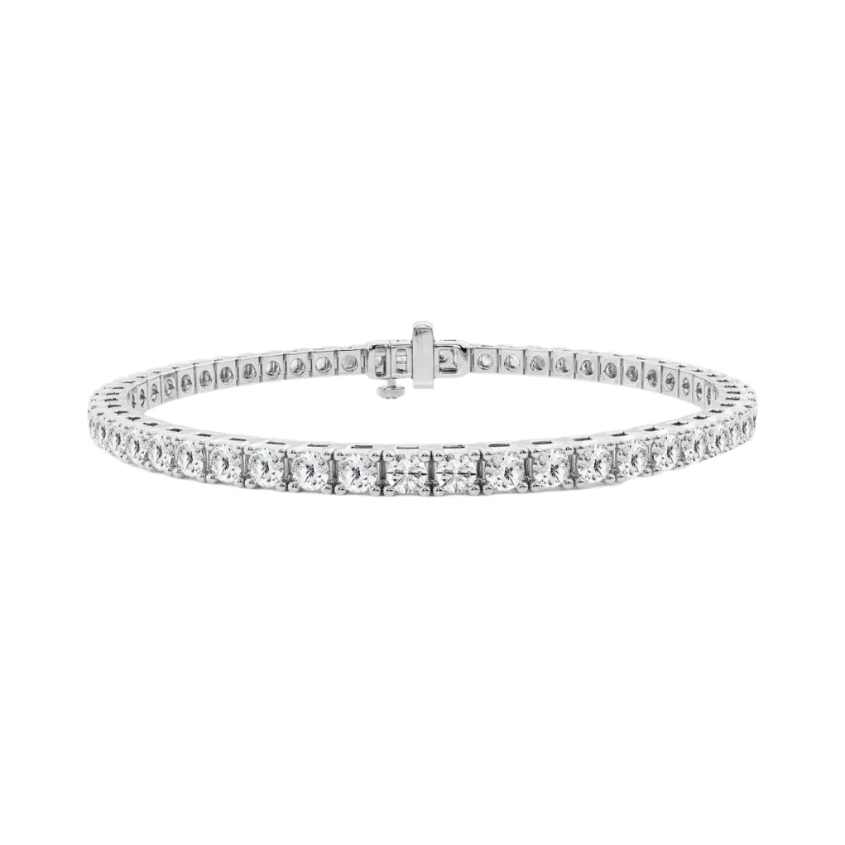 Classic Tennis Bracelet 14k White Gold - IN STOCK