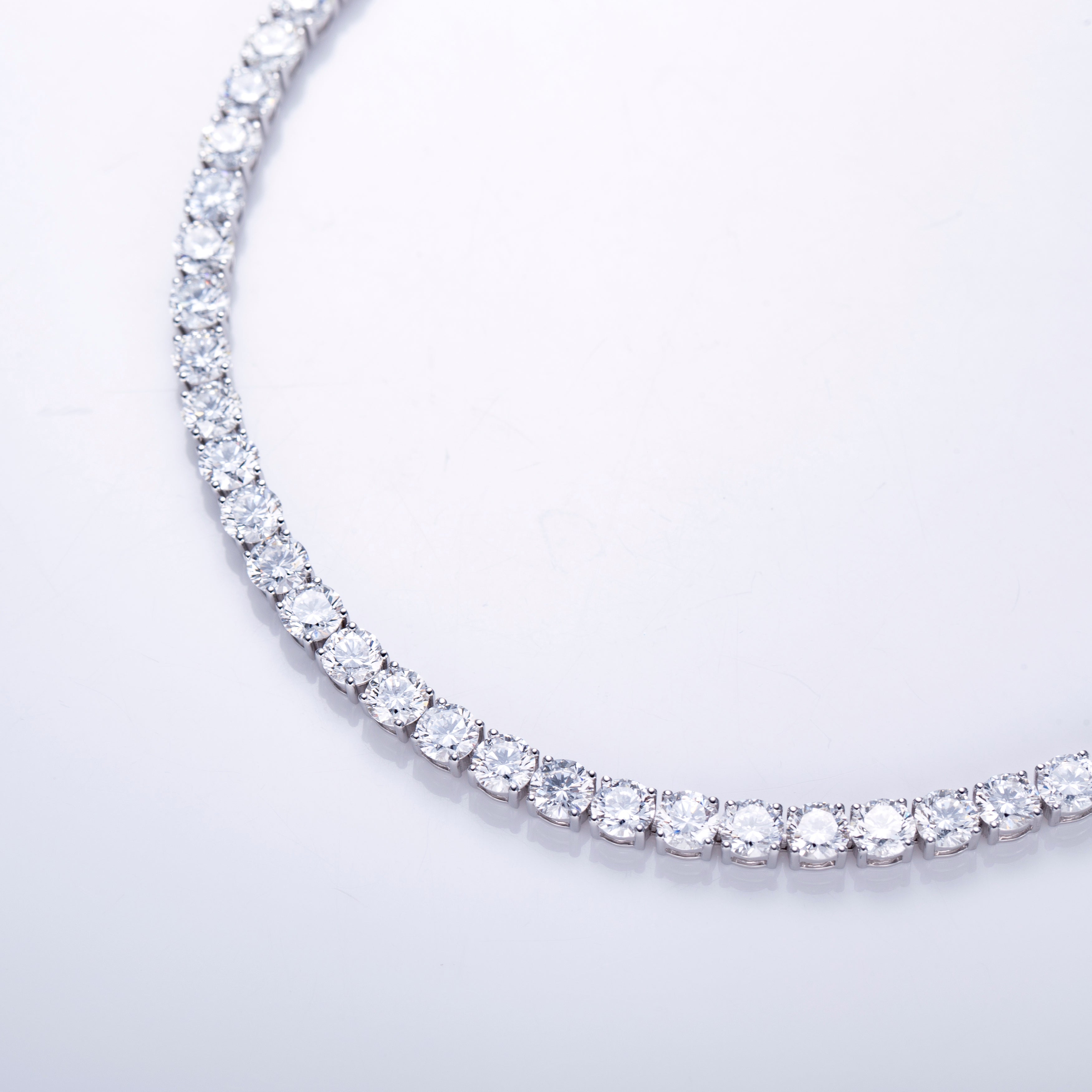 Classic Tennis Bracelet 14k White Gold - IN STOCK