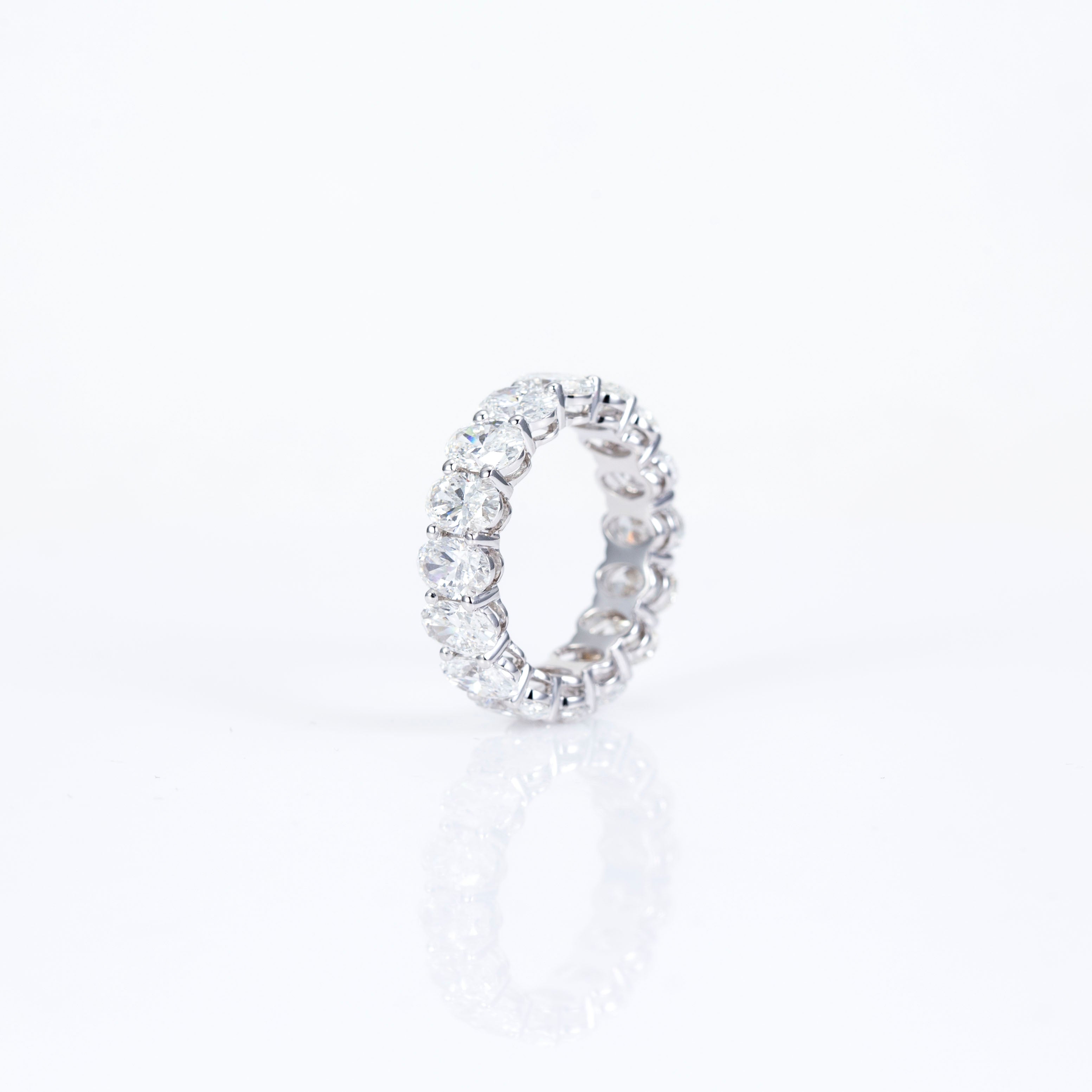 Eternal Radiance Oval Diamond Eternity Band - IN STOCK