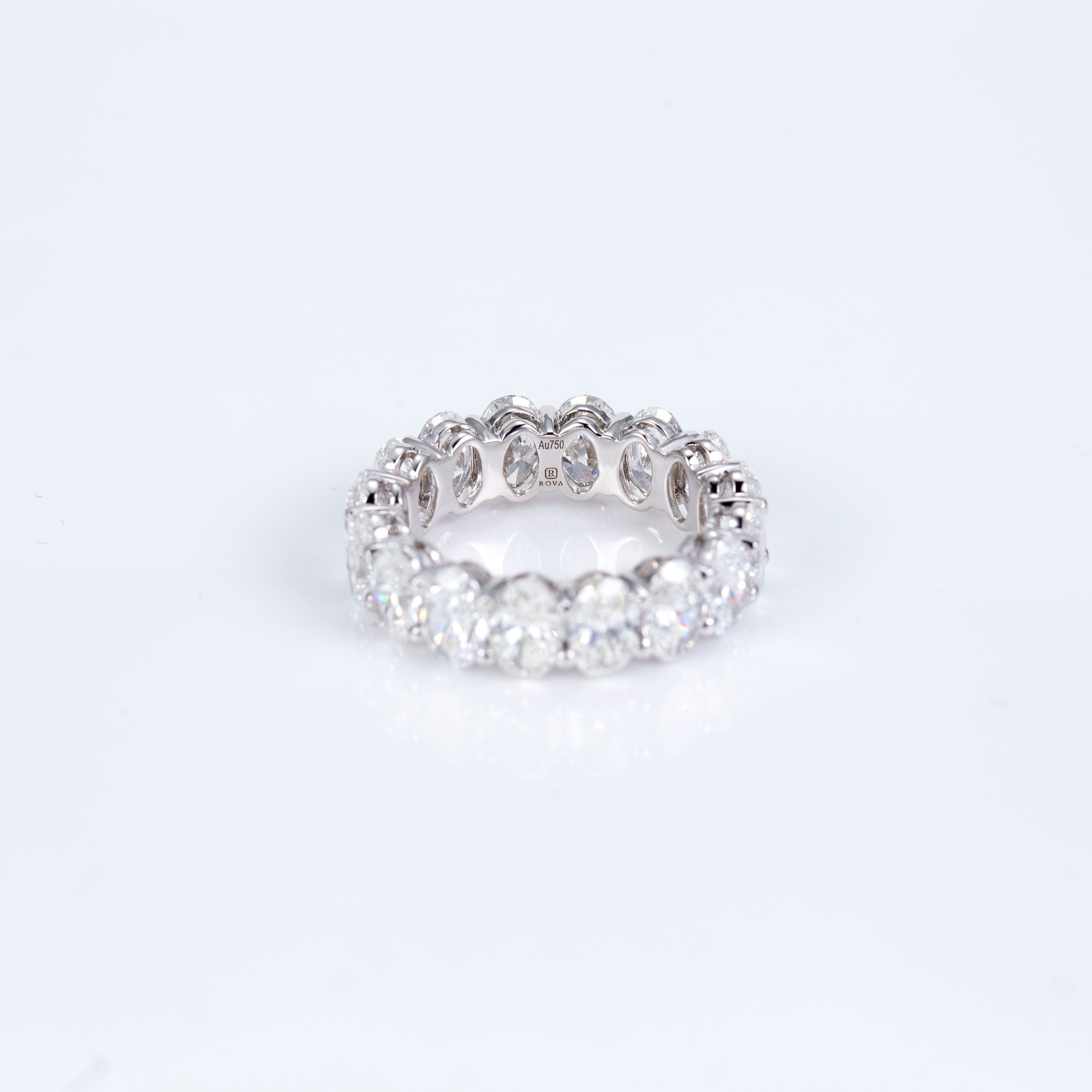 Eternal Radiance Oval Diamond Eternity Band - IN STOCK