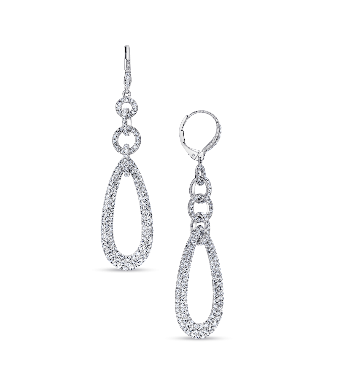 Elegant Teardrop Diamond Earrings