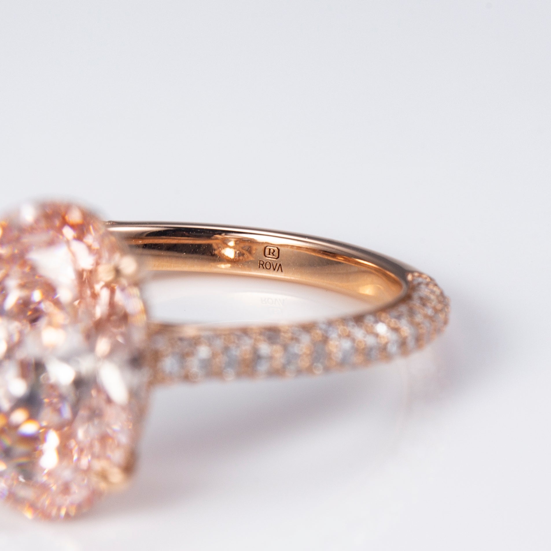 Eternal Blush Oval Pink Diamond Ring - IN STOCK