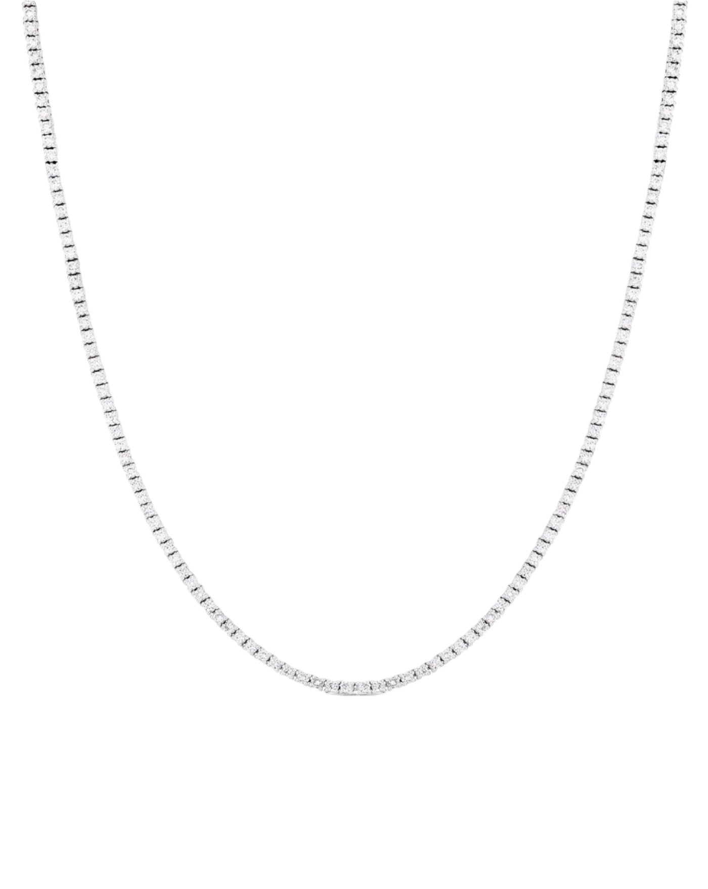 Classic Tennis Necklace 14k - IN STOCK